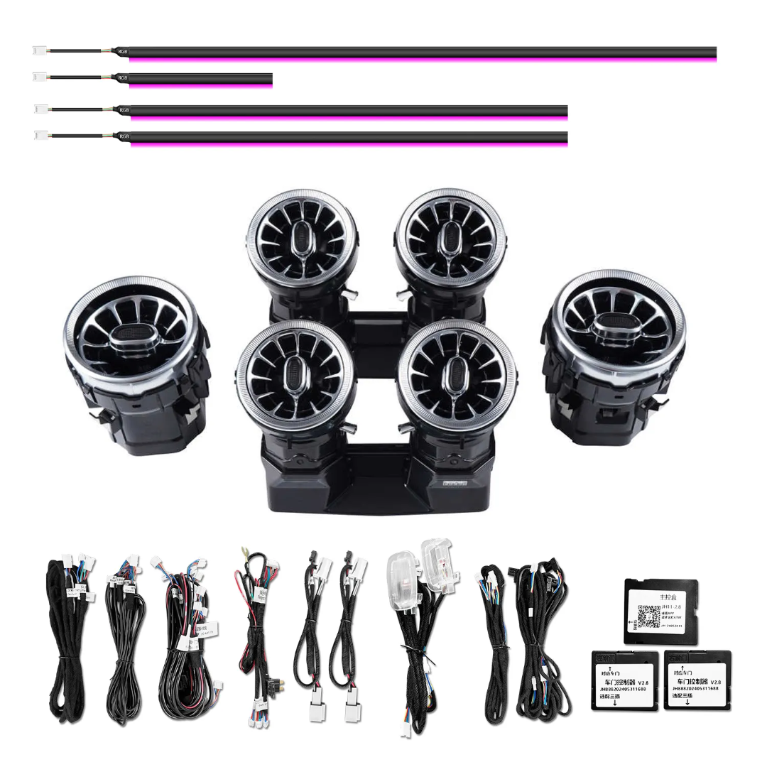(PRENOTA) Ambient Light per Mercedes GT 43, 53, 63 (2015-2018), 256 Colori, APP