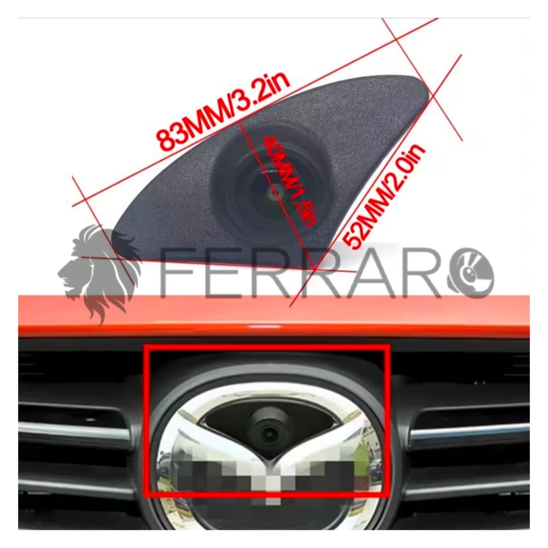 (PRENOTA) Telecamera Frontale per Mazda 6, M6 Atenza, CX5 (2013-2019), AHD, 1920x1080, 170° Gradi