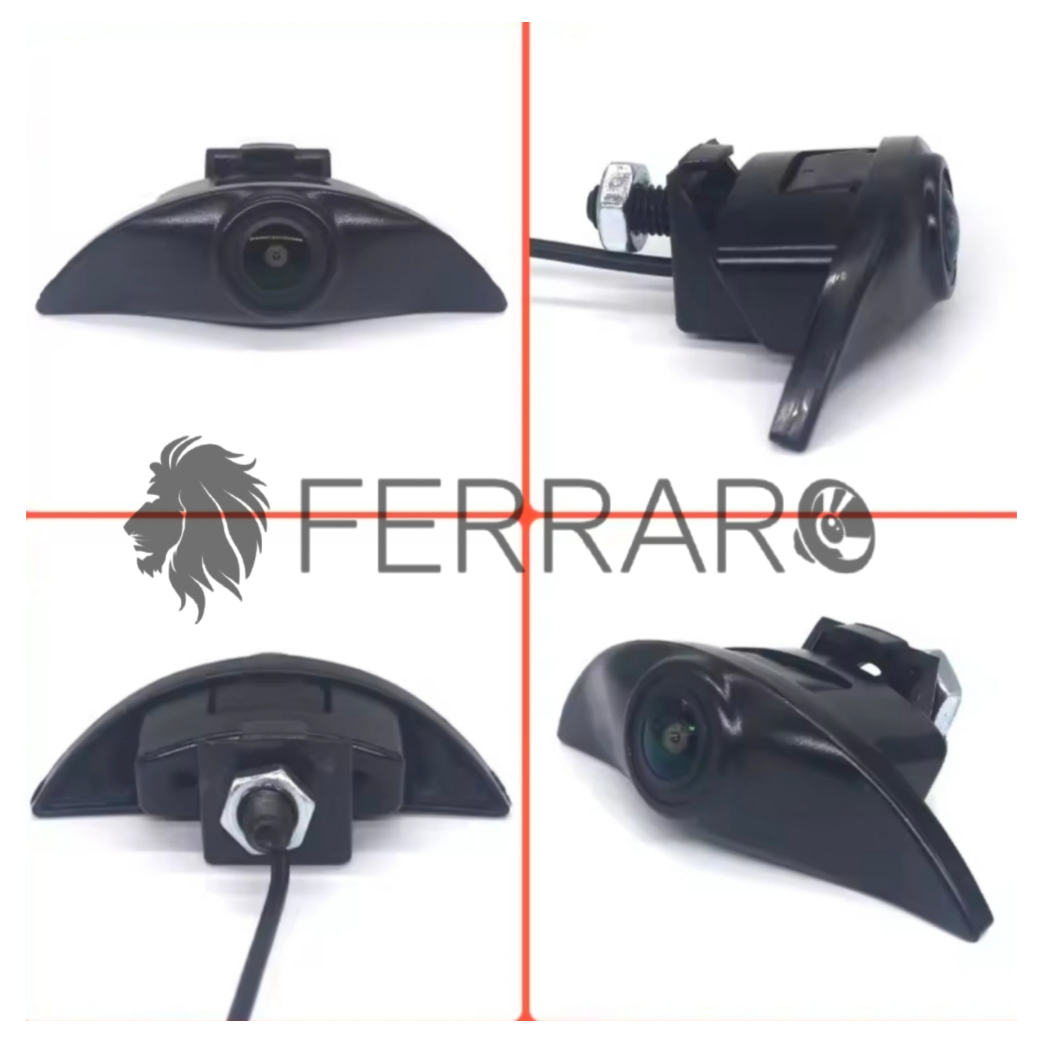 (PRENOTA) Telecamera Frontale per Nissan X-Trail T30, Qashqai J10, J11 (Compatibilità in Descrizione), AHD, 1920x1080, 170° Gradi