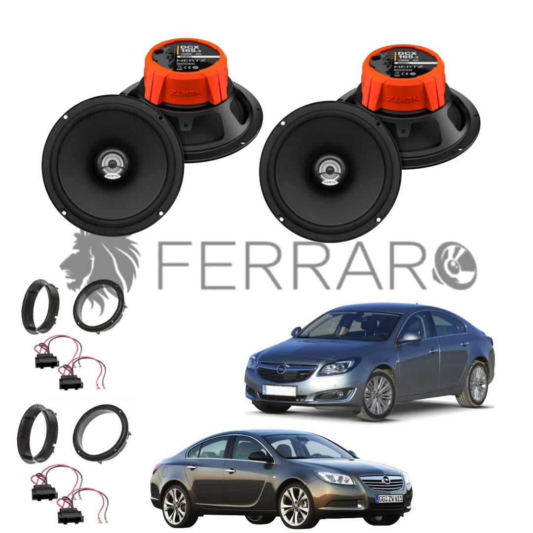 Hertz Kit 4 Casse | DCX 165.3 | Ant/Post | Opel Insignia (2008-2017)