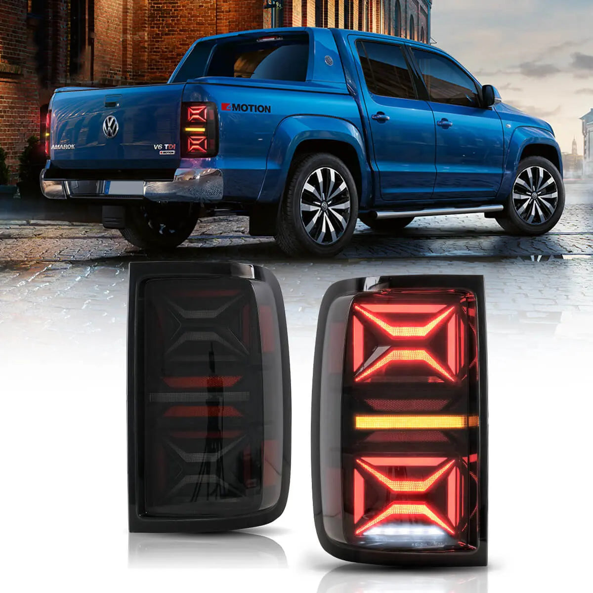 (PRENOTA) Fanali Posteriore Completo per Volkswagen Amarok (2010-2022) a LED