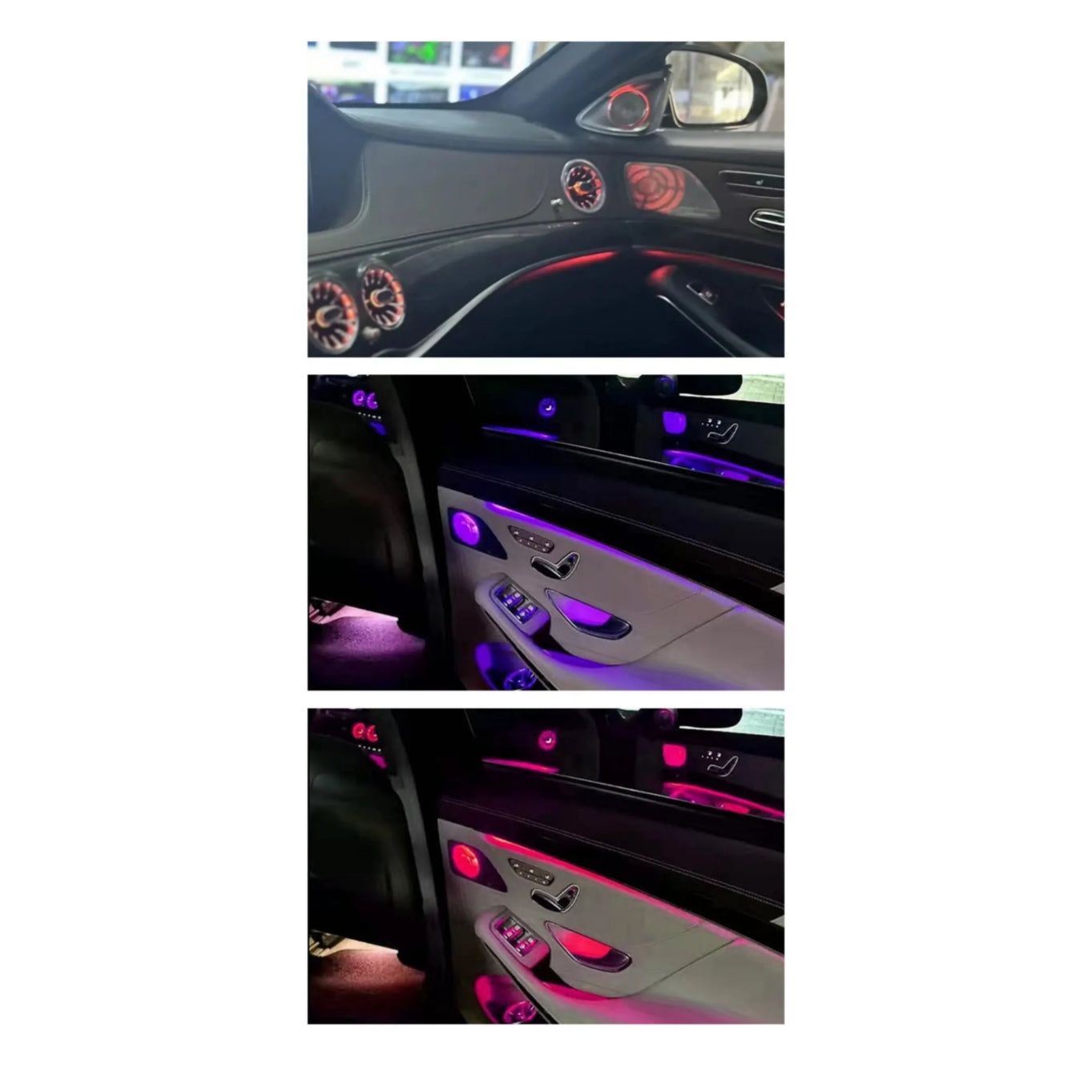 (PRENOTA) Ambient Light Tweeter per Mercedes Benz Classe S W222, 256 Colori, APP