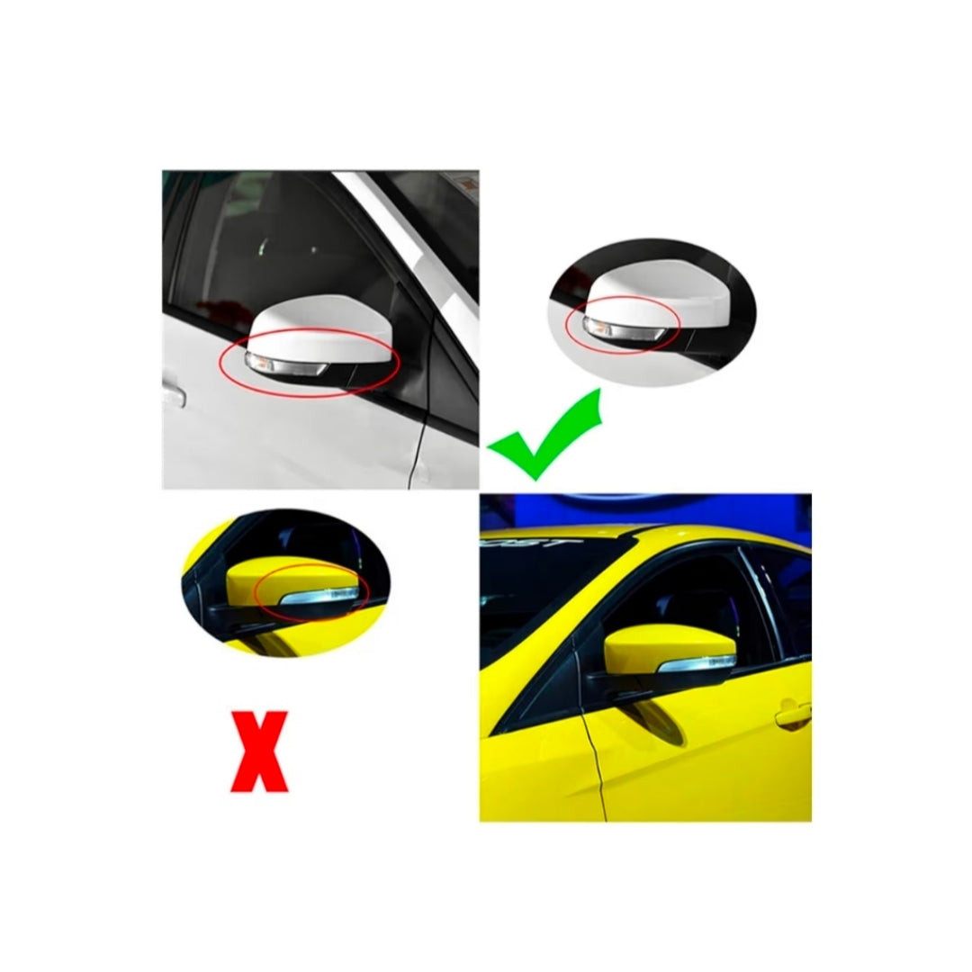 (PRENOTA) Specchietti Laterali Led per Ford Focus 2 MK2, Focus 3 MK3, Ford Mondeo 4 MK4 (2008-2018), Plug and Play
