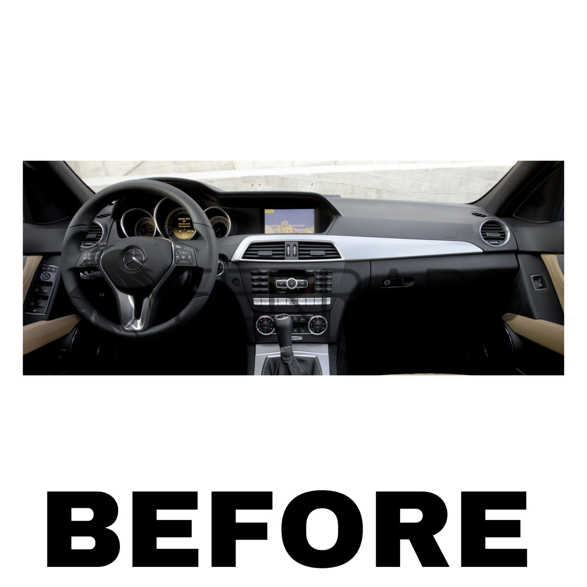 (PRENOTA) Autoradio e Virtual Cockpit per Mercedea Classe C W204 (2011-2014) 23.5" Android, Bluetooth, CarPlay, Android Auto, 8/128GB Ram