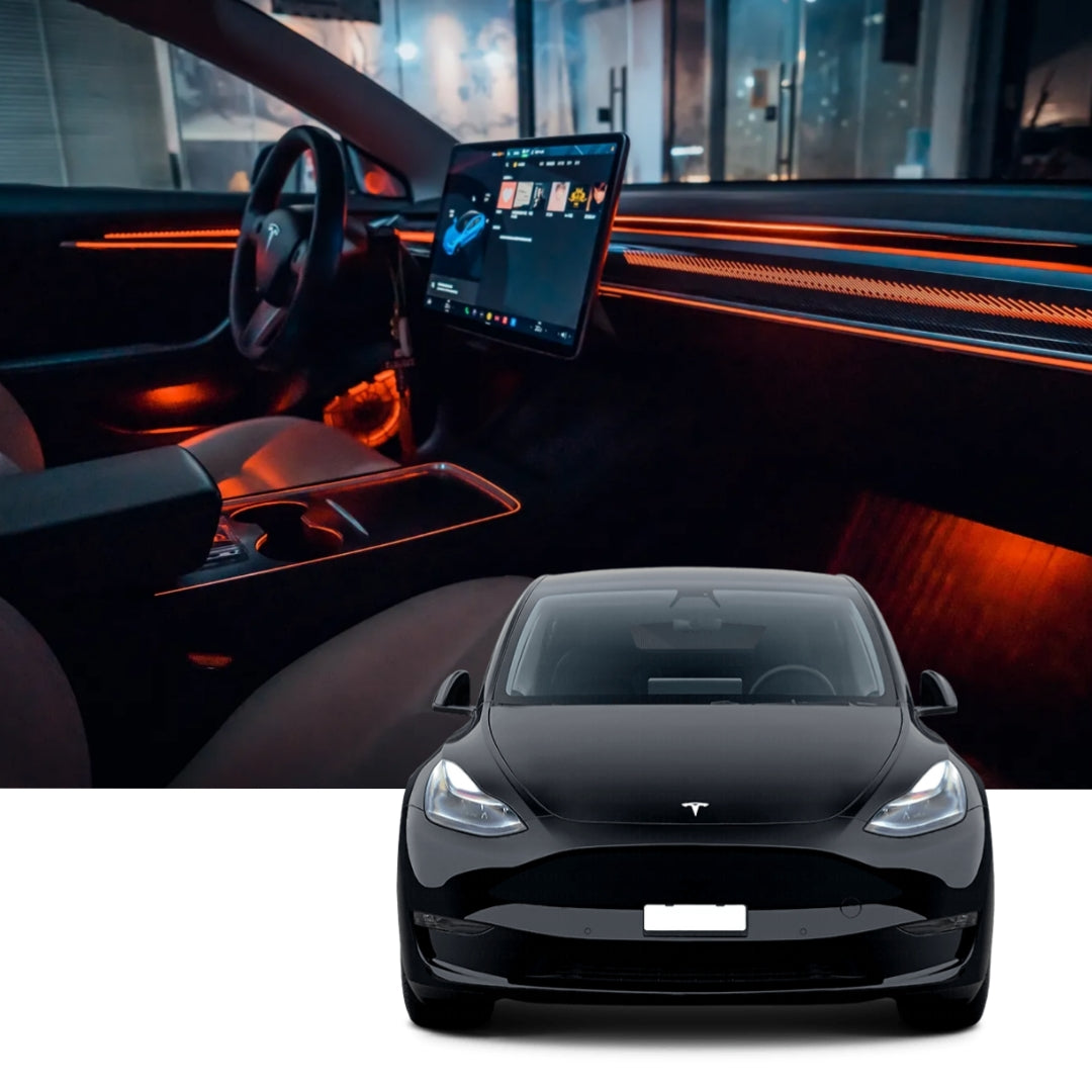 (PRENOTA) Ambient Light per Tesla Model 3/Y (2021-2023), 256 Colori, APP