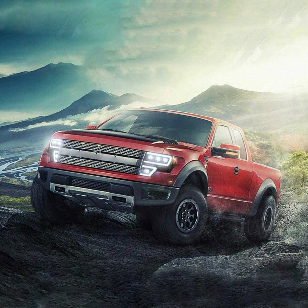(PRENOTA) Fanali Anteriore Completo per Ford F150 12ª Serie (2009-2014) a LED