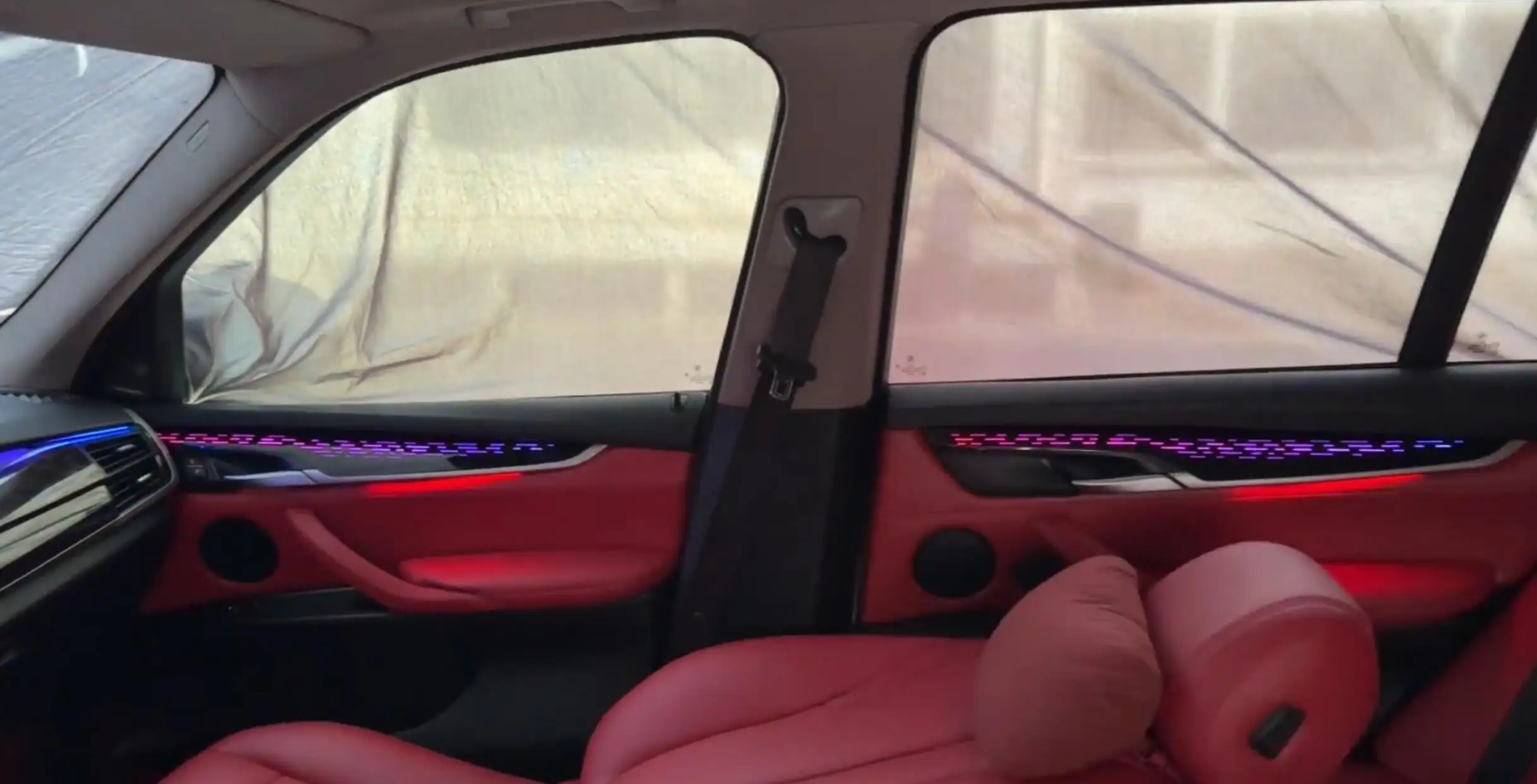 (PRENOTA) Ambient Light per BMW X5, X6 F15, F16, 256 Colori, APP