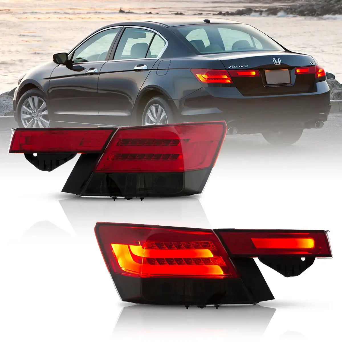 (PRENOTA) Fanali Posteriore Completo per Honda Accord VIII (2008-2012) a LED