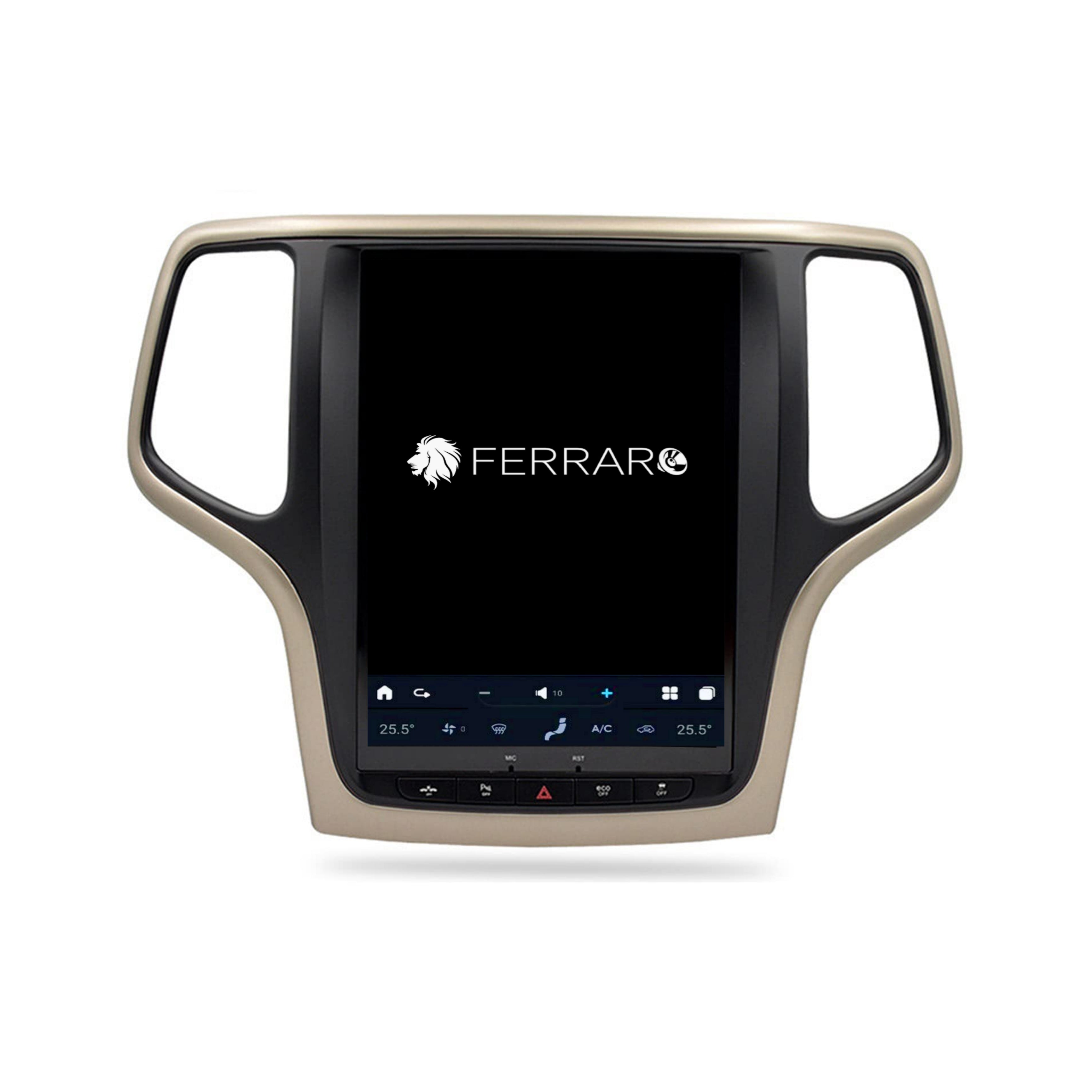 Autoradio per Jeep Grand Cherokee 9.7" (2014-2021) Android, Bluetooth, CarPlay, Android Auto, Modello Tesla, 4GB/8GB Ram