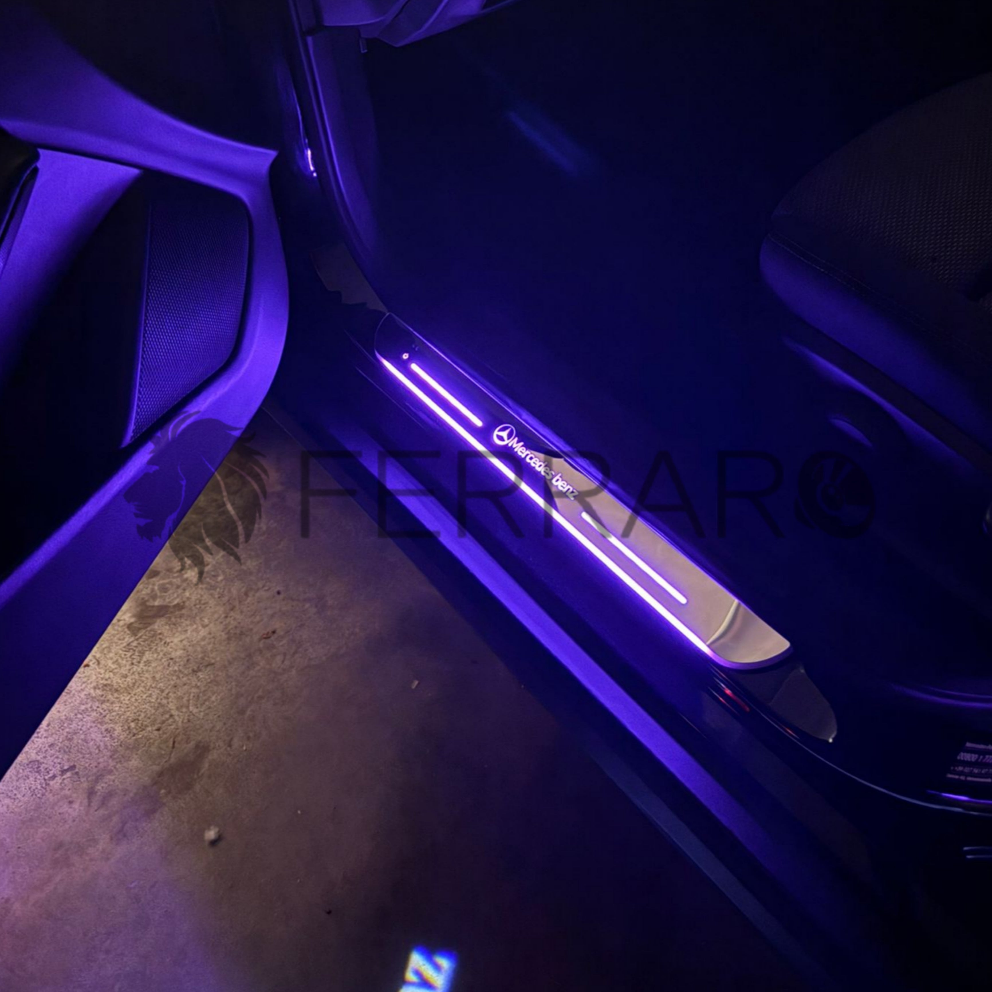 Kit Battitacco Mercedes, LED, Senza Filo con Adesivo