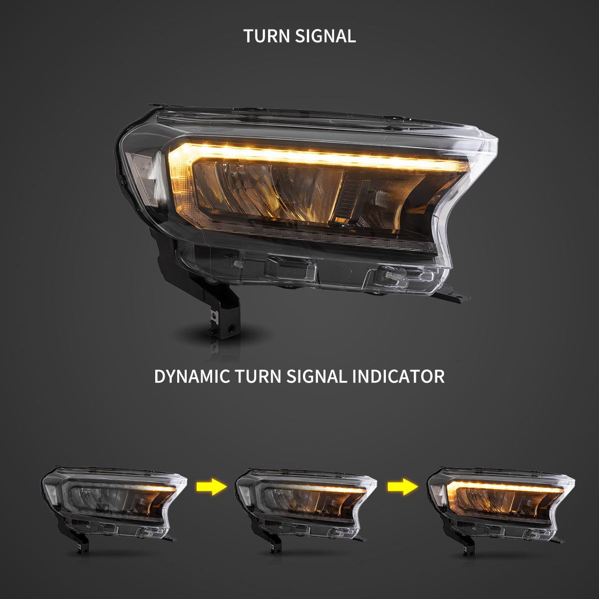 (PRENOTA) Fanali Anteriore Completo per Ford Ranger 3ª Serie (2015-2021) a LED