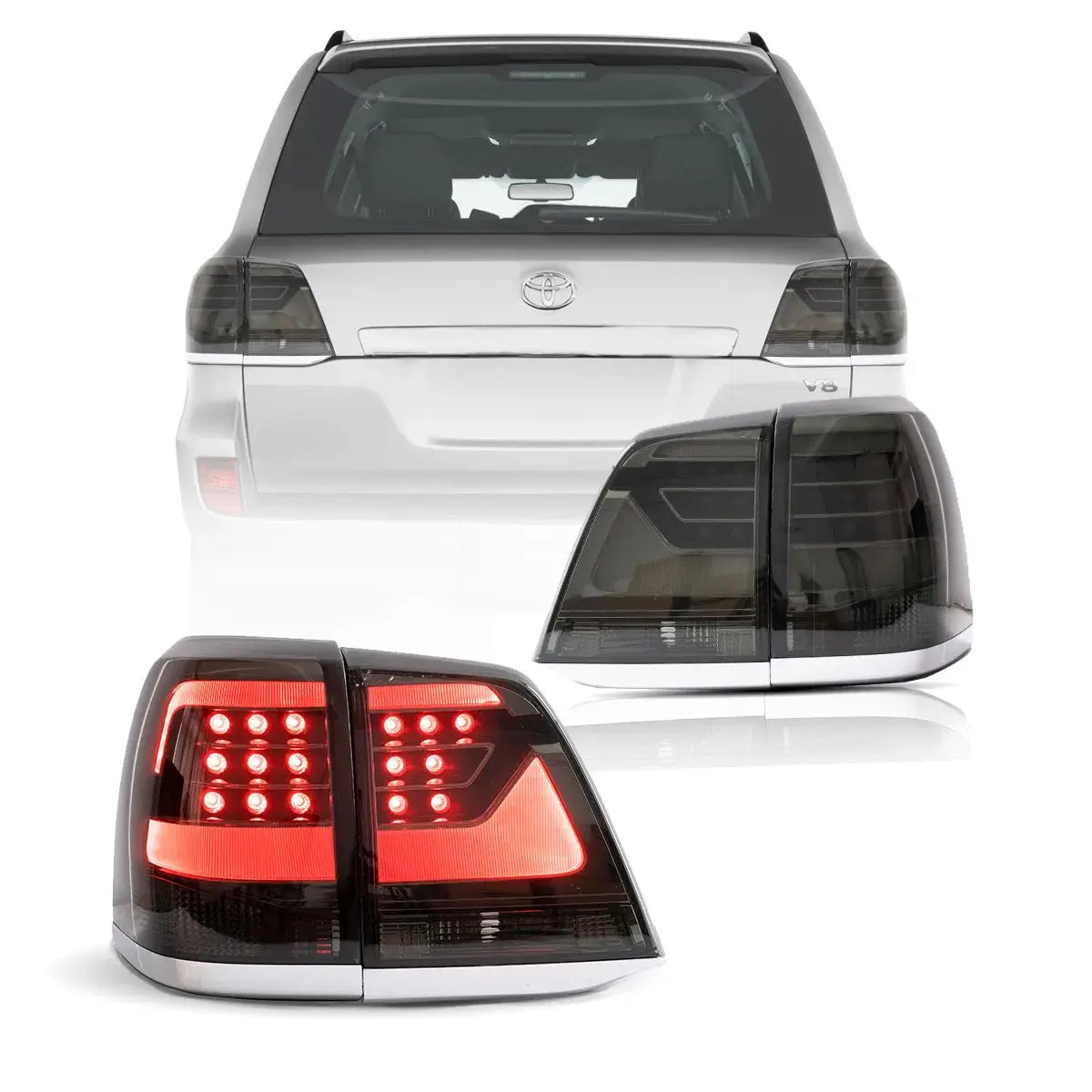 (PRENOTA) Fanali Posteriore Completo per Toyota Land Cruiser 200 (2008-2015) a LED