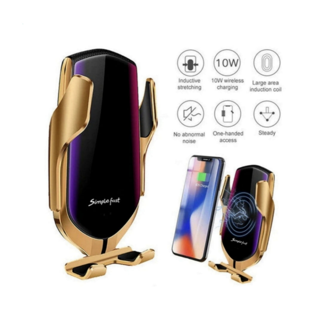 Automatic Smartphone Holder - Wireless Auto Charging, Automatic Opening, DELUXE Phone Holder