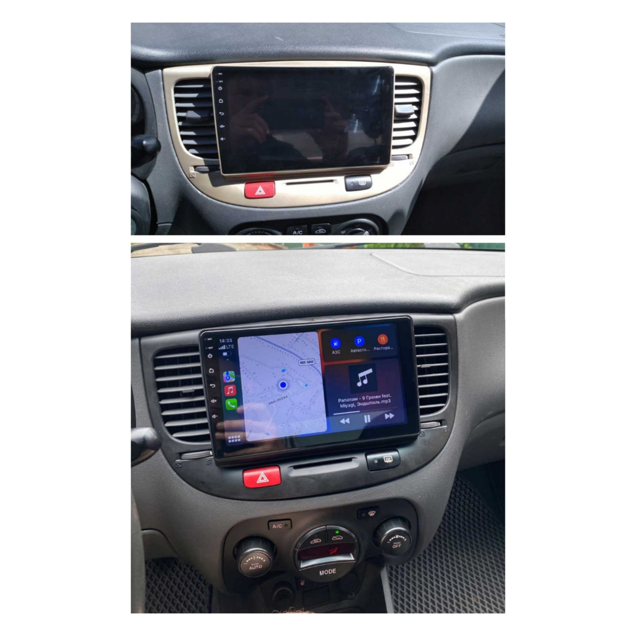 (PRENOTA) Autoradio per Kia Rio 2 9 (2005-2011) Android, Bluetooth, CarPlay, Android Auto, 2GB/4GB/6GB/8GB Ram