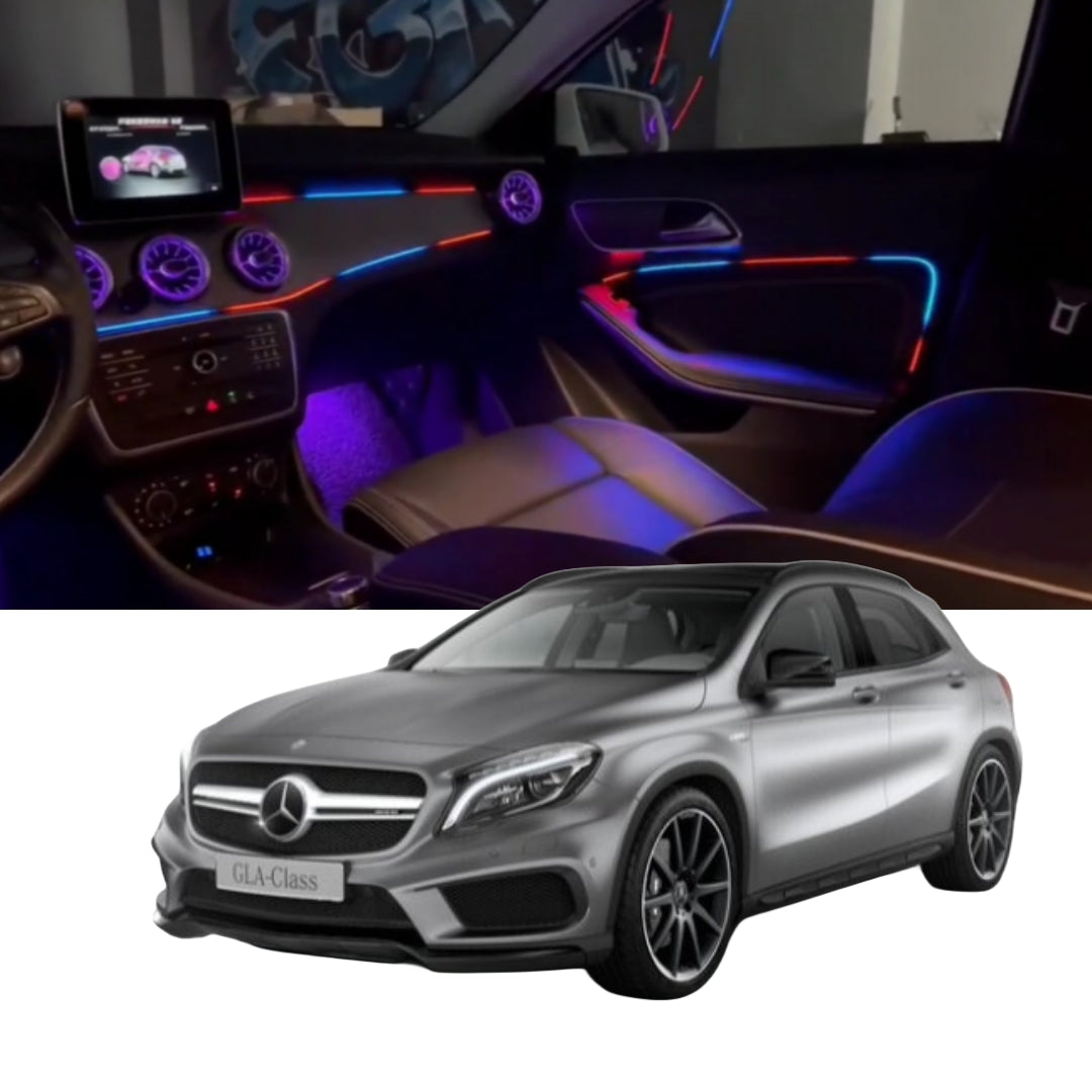 (PRENOTA) Ambient Light per Mercedes Classe A, B, CLA, GLA, 256 Colori, APP
