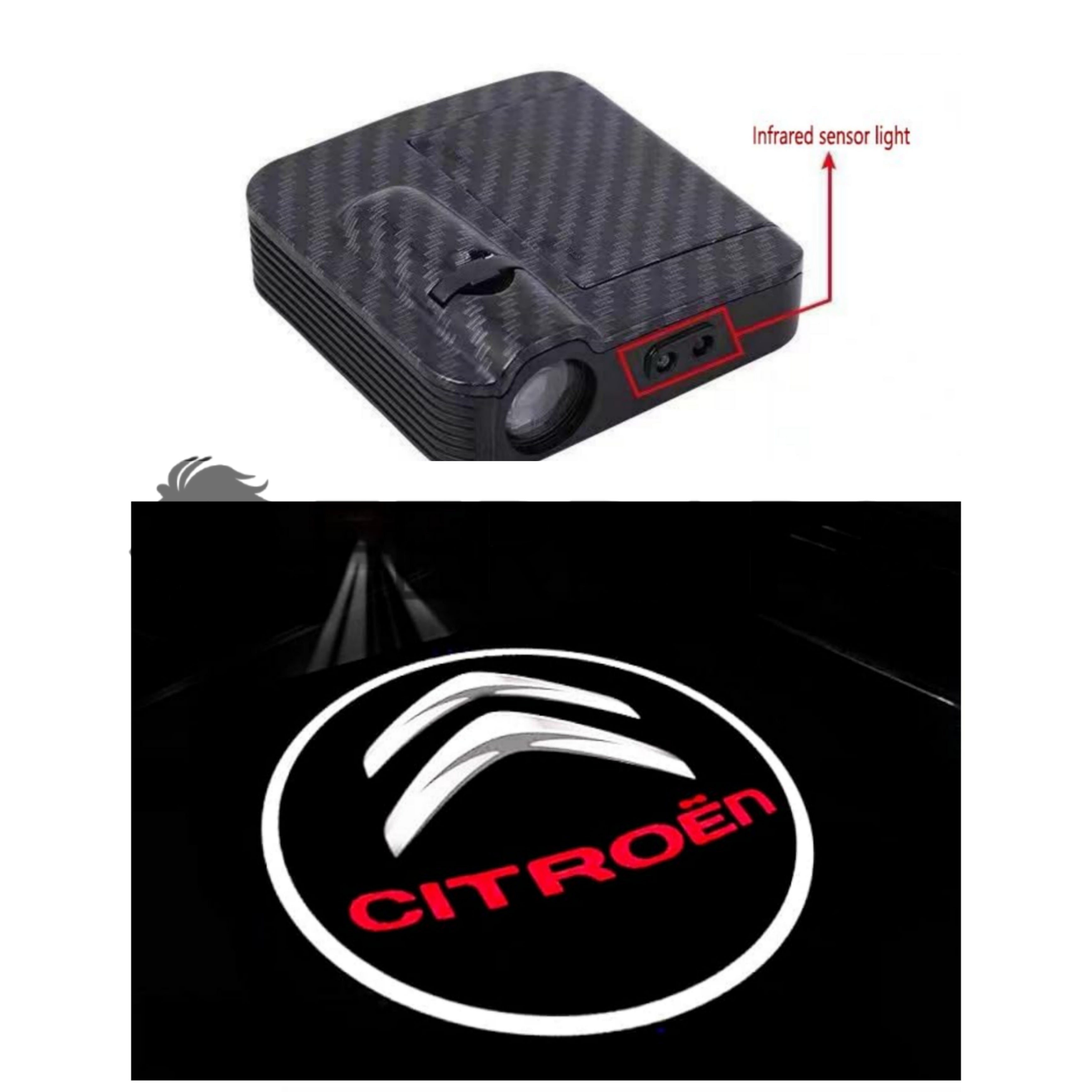 Luce Cortesia Citroen | Universale | Adesivo | Batteria (NO INCL.)