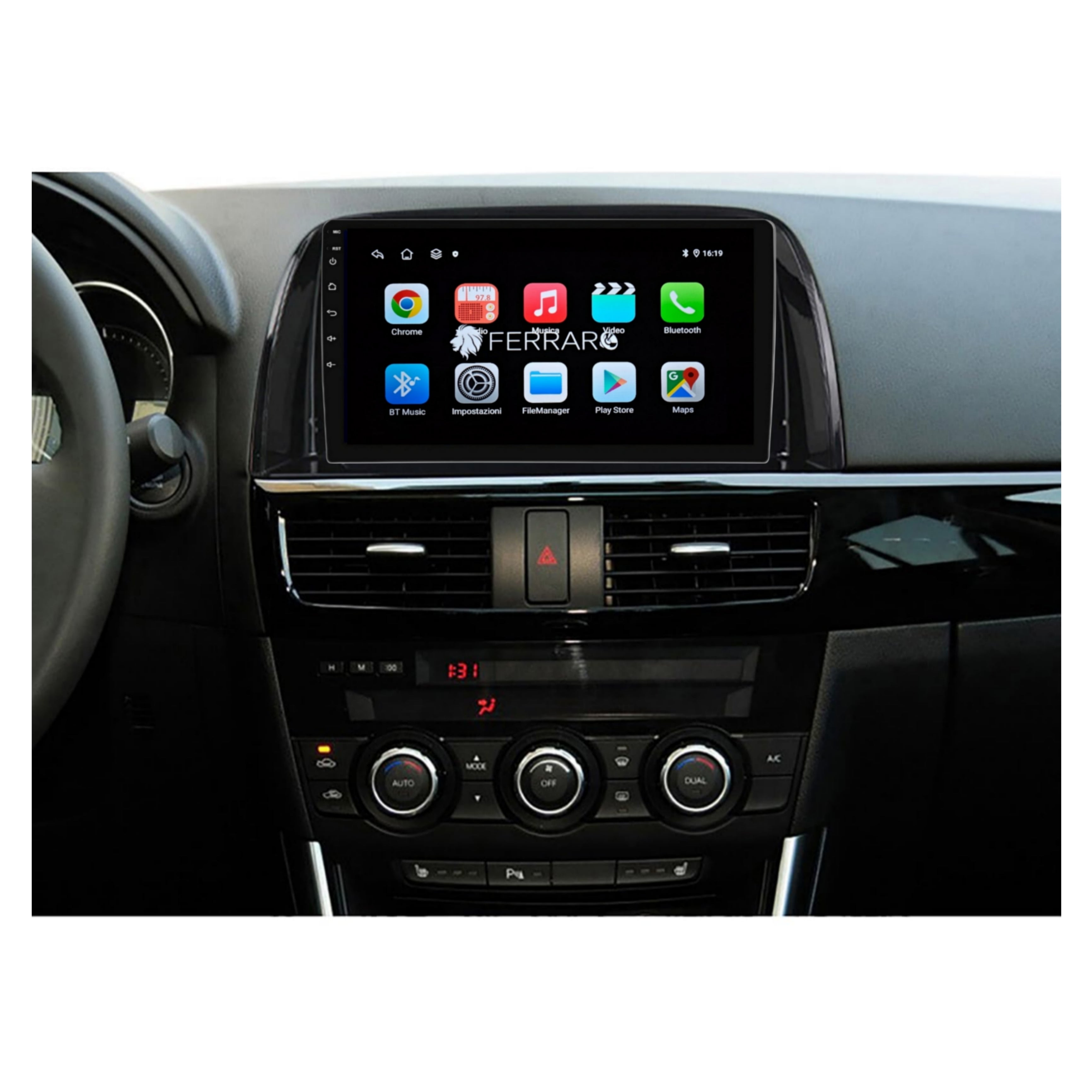 (PRENOTA) Autoradio per Mazda CX5, CX-5 10.1" (2012-2016) Android, Bluetooth, CarPlay, Android Auto, 2GB/4GB/8GB Ram