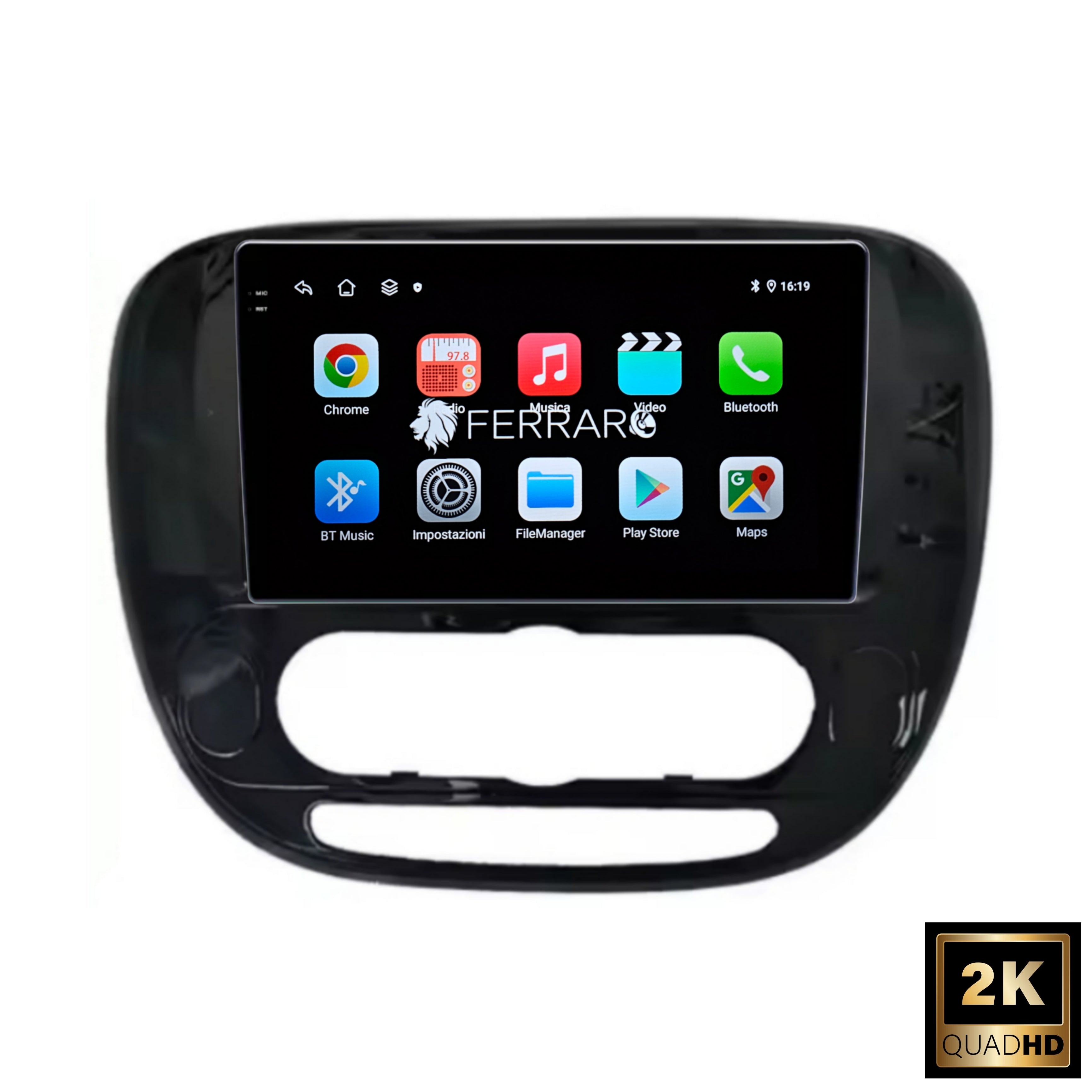 (PRENOTA) Autoradio per Kia Soul 2 PS 9" 2K (2014-2020) Android, Bluetooth, CarPlay, Android Auto, 12/256GB Ram