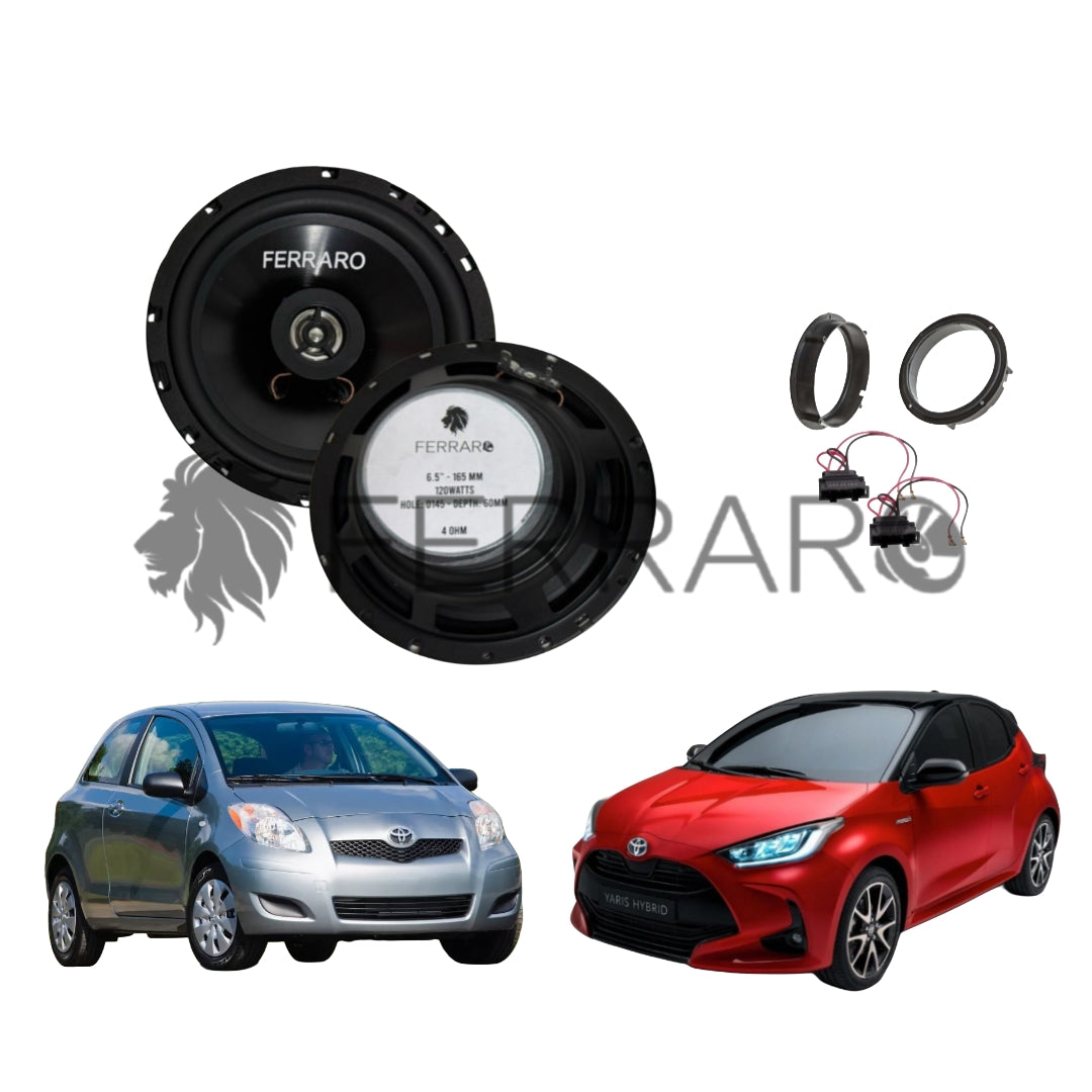 FerraroStore Kit 2 Altoparlanti, ASC-652PC, Anteriore, Toyota Yaris (2005-2023)