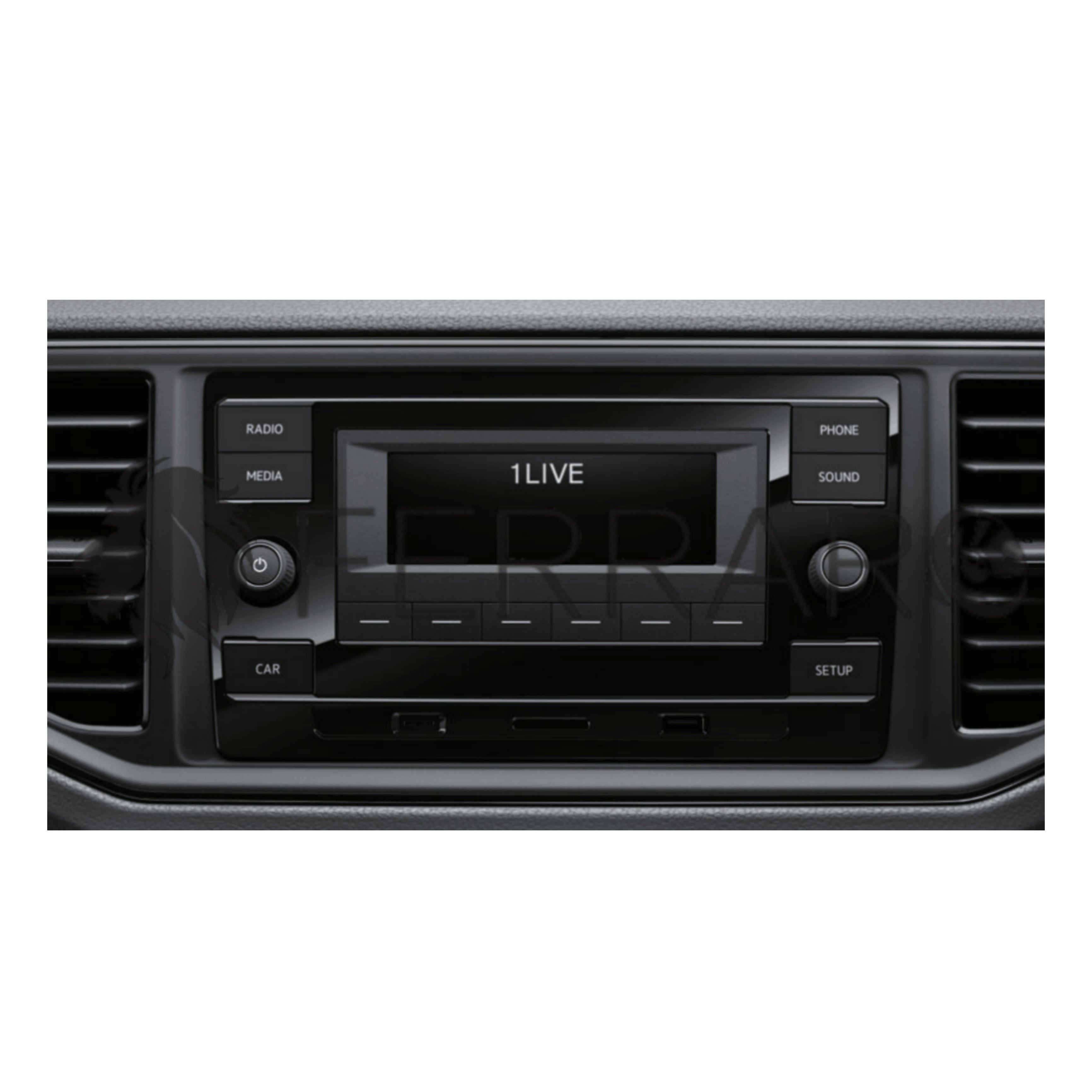 Kit Montaggio Autoradio 10.1" Pollici, Volkswagen Crafter (2017-2025) Mascherina, Cablaggio, per Autoradio Android