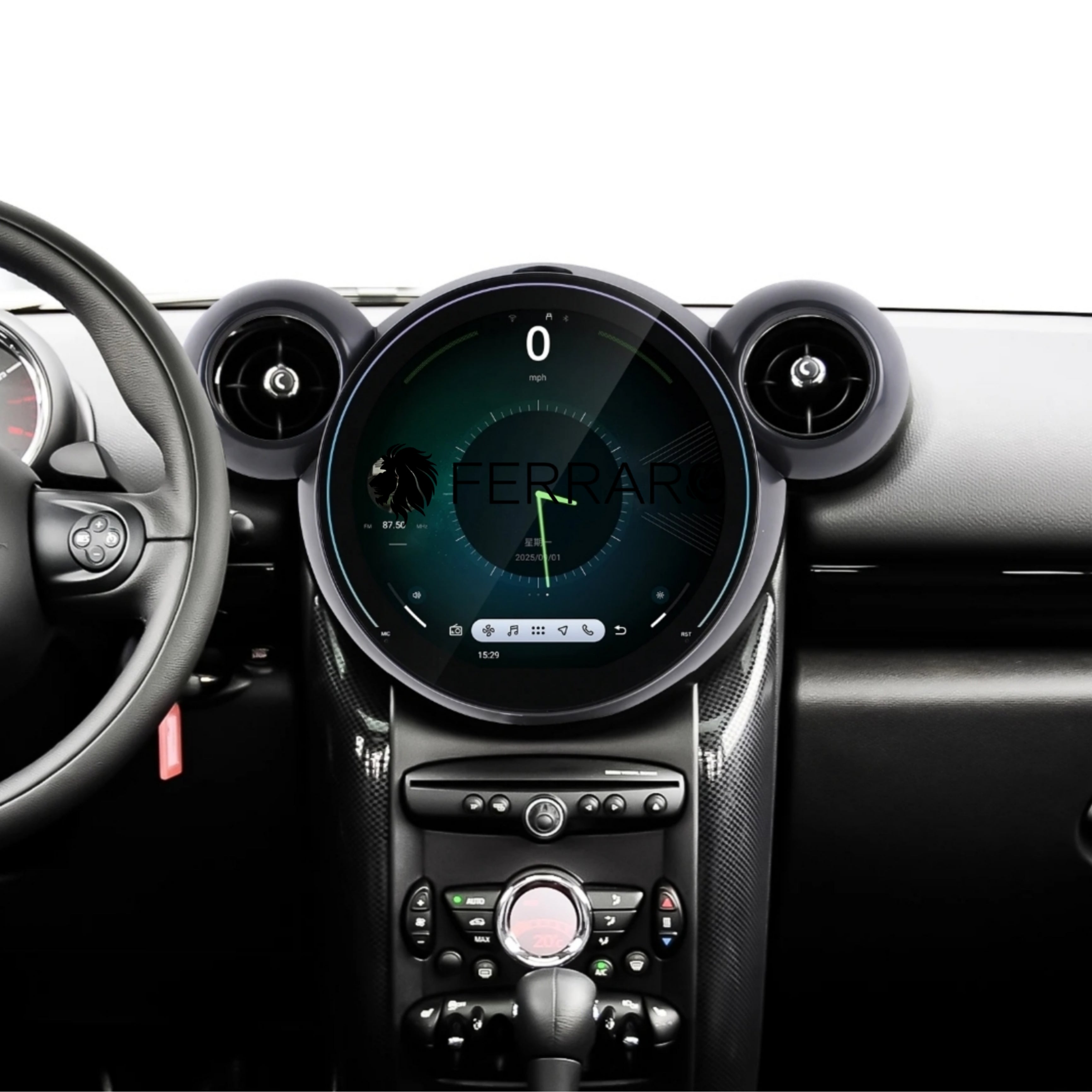 (PRENOTA) Autoradio per Mini Country man R60 11.7" (2010-2017) Android, Bluetooth, CarPlay, Android Auto, 8/128GB Ram