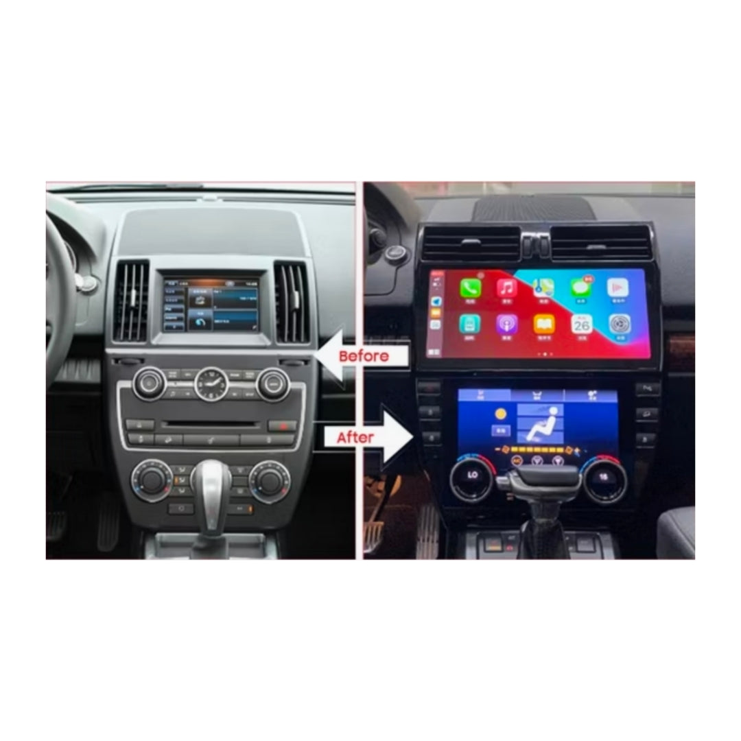 (PRENOTA) Autoradio per Freelander 2 (2006-2015) 12.3" Display Aria Condizionata e Android, Bluetooth, CarPlay, Android Auto, 8/128GB Ram