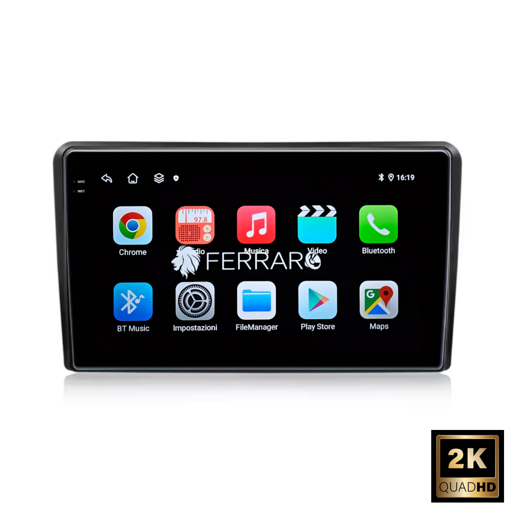 (PRENOTA) Autoradio per Nissan Navara Frontier D40 9" 2K (2004-2014) Android, Bluetooth, CarPlay, Android Auto, 12/256GB Ram