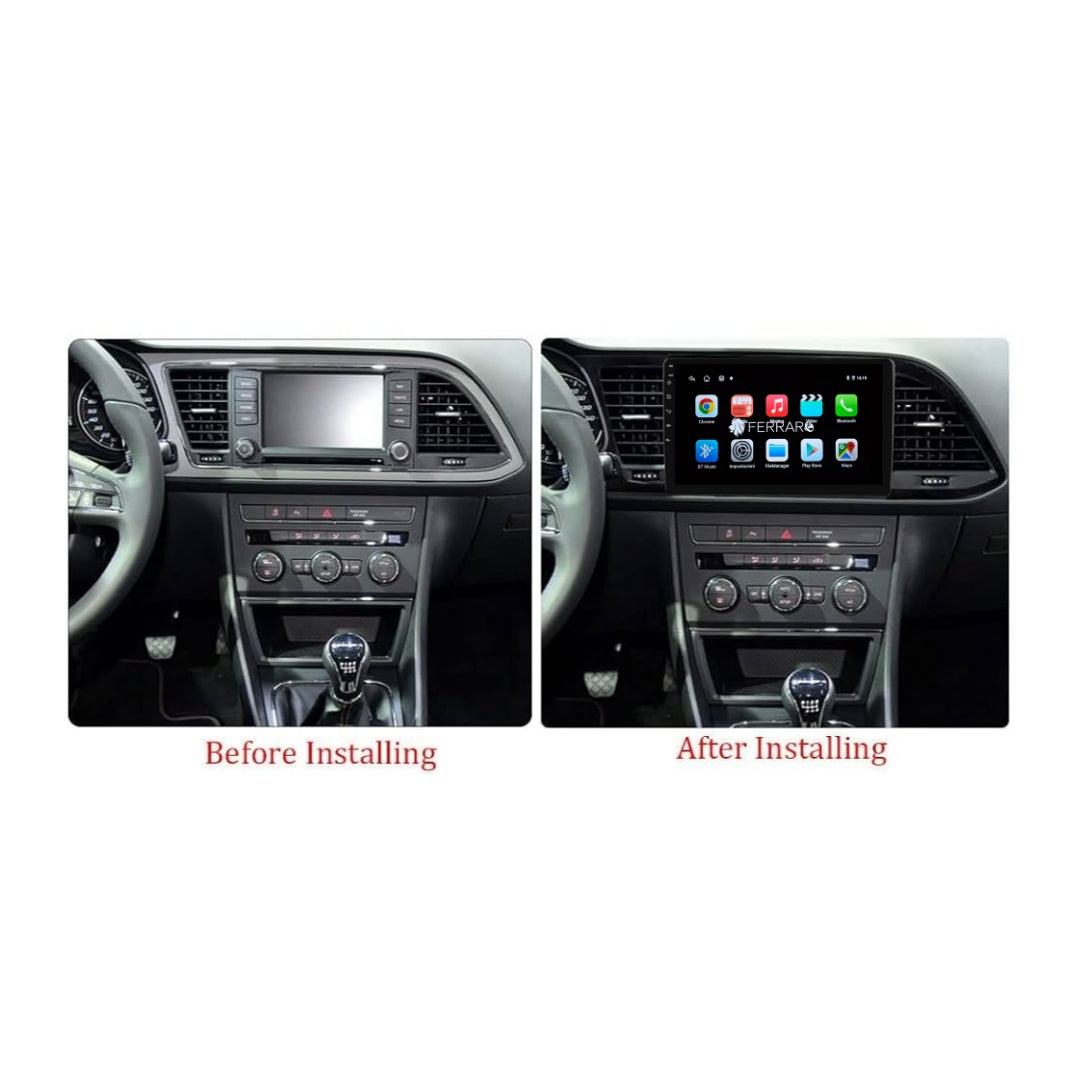 Autoradio per Seat Leon 3 5F 9" (2013-2019) Android, Bluetooth, CarPlay, Android Auto, 2GB/4GB/6GB/8GB Ram