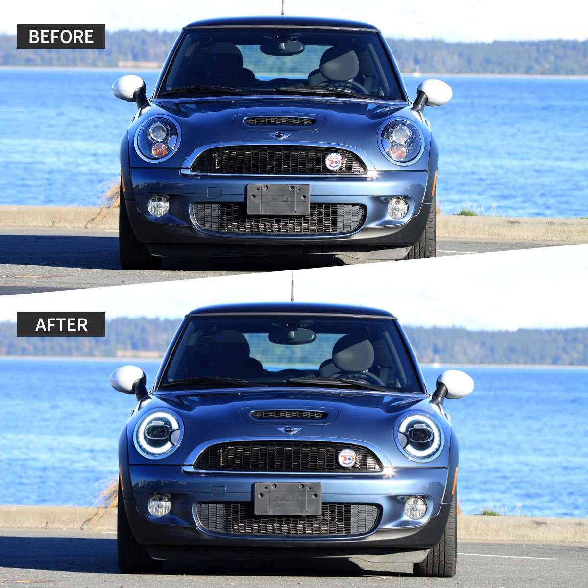 (PRENOTA) Fanali Anteriore Completo per BMW Mini Cooper S R55, R56, R57, R58, R59 (2007-2014) a LED