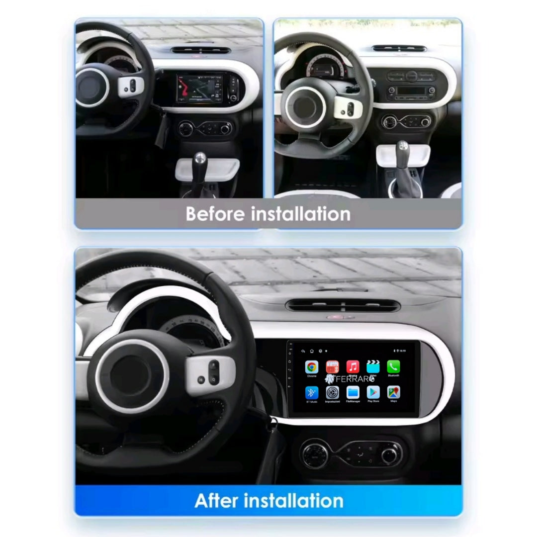 Autoradio per Renault Twingo III 9" (2014-2024) Android, Bluetooth, CarPlay, Android Auto, 2GB/4GB/6GB/8GB Ram