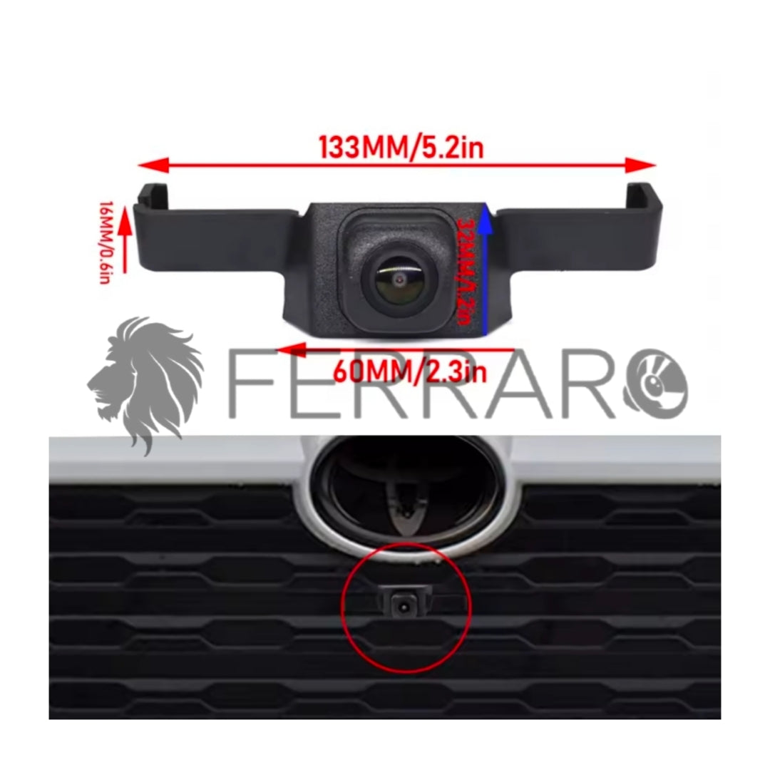 (PRENOTA) Telecamera Frontale per Toyota RAV4 (2020-2021), AHD, 1920x1080, 170° Gradi
