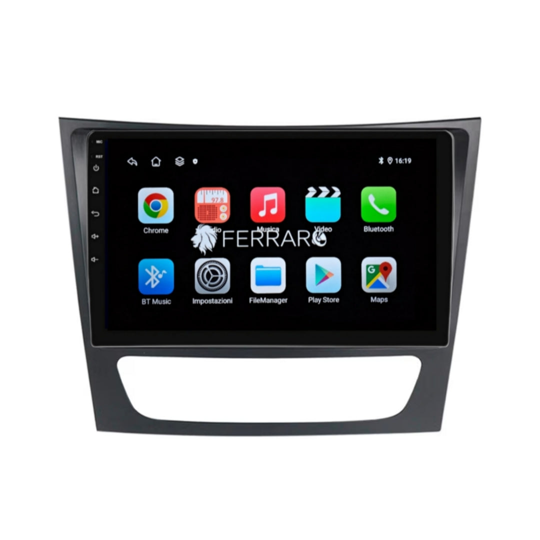 (PRENOTA) Autoradio per Mercedes Classe E W211 9" (2002-2009) Android, Bluetooth, CarPlay, Android Auto, 2GB/4GB/6GB/8GB Ram