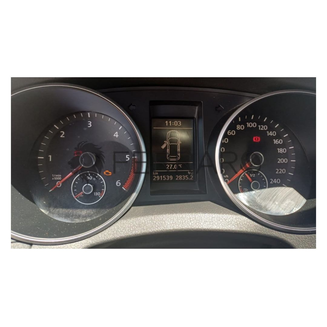 Virtual Cockpit 12.3" per Volkswagen Golf 6ª Serie, HD Ultra, CarPlay e Android Auto