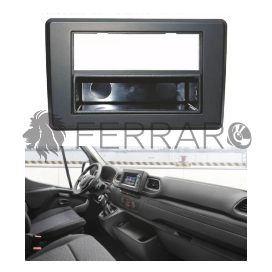 Mascherina 1DIN con Cassetto, Opel Movano, Renault Master, Nissan NV400