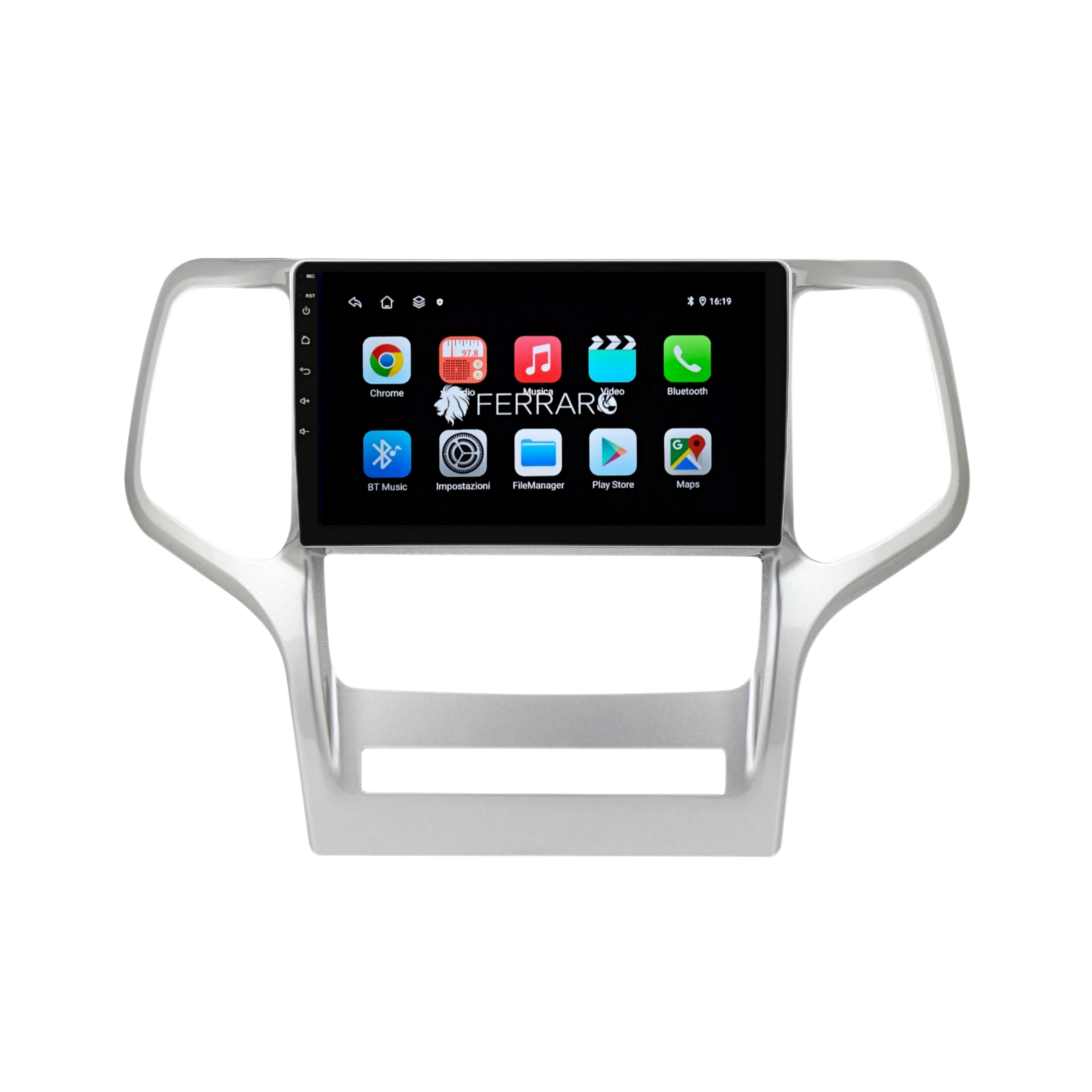 Autoradio per Jeep Grand Cherokee (WK2) Pre-Restyling (2010-2013) 9", Android, Bluetooth, CarPlay, Android Auto, 2GB/4GB/6GB/8GB Ram