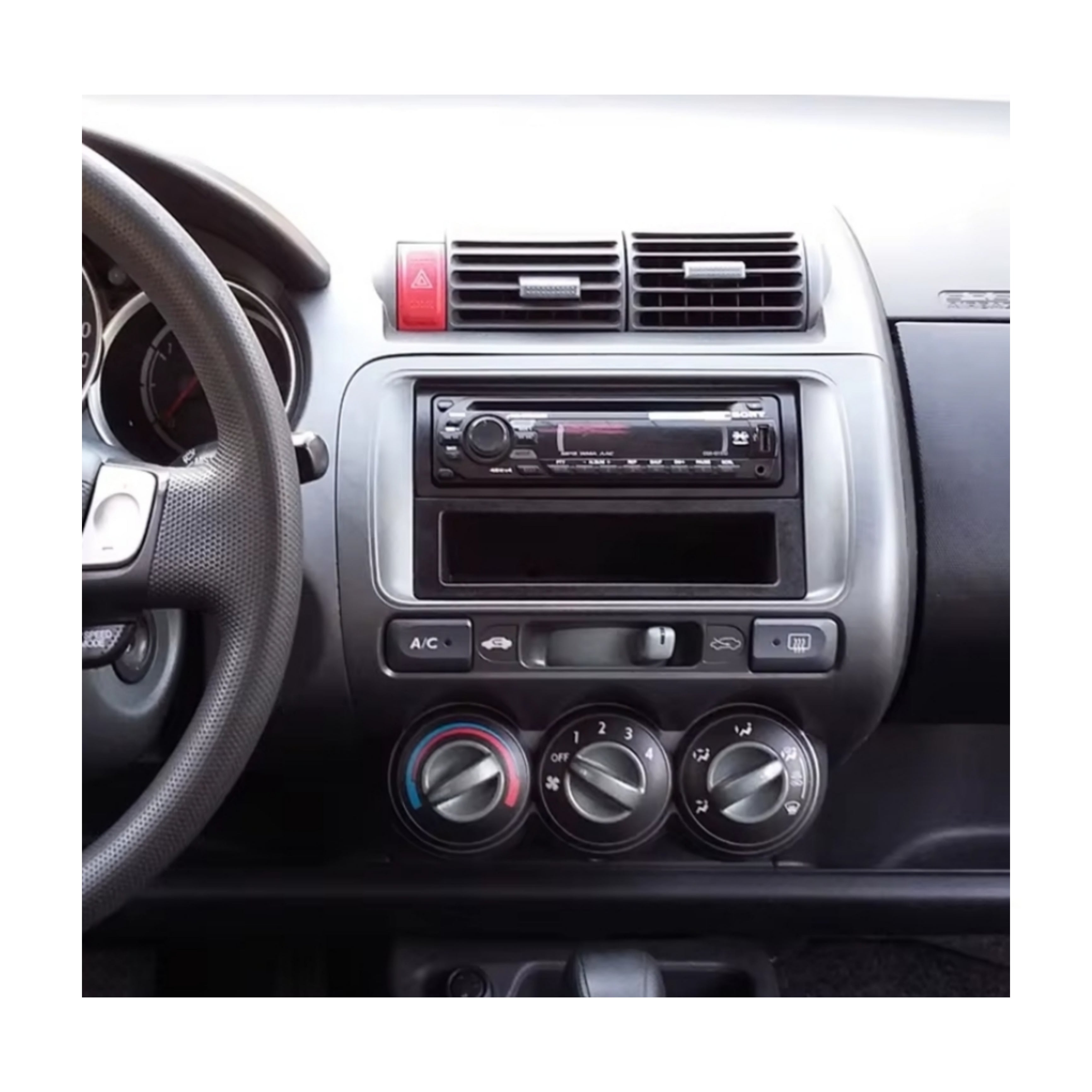 (PRENOTA) Kit Montaggio Autoradio 9"Pollici Honda Jazz (2001-2008) Mascherina, Cablaggio Autoradio Android