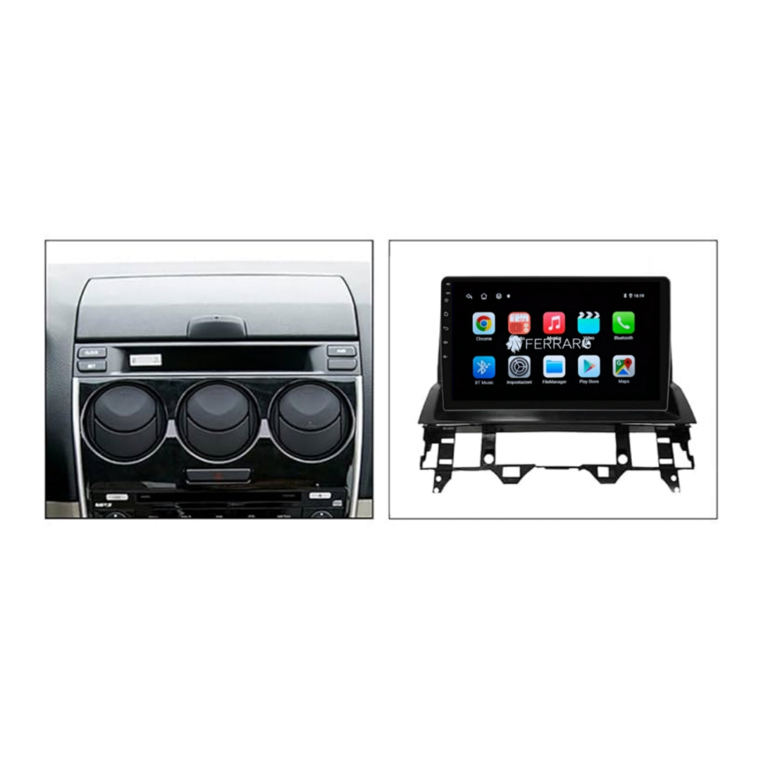 (PRENOTA) Autoradio per Mazda 6, Atenza GG1 10.1 (2002-2008) Android, Bluetooth, CarPlay, Android Auto, 2GB/4GB/8GB Ram