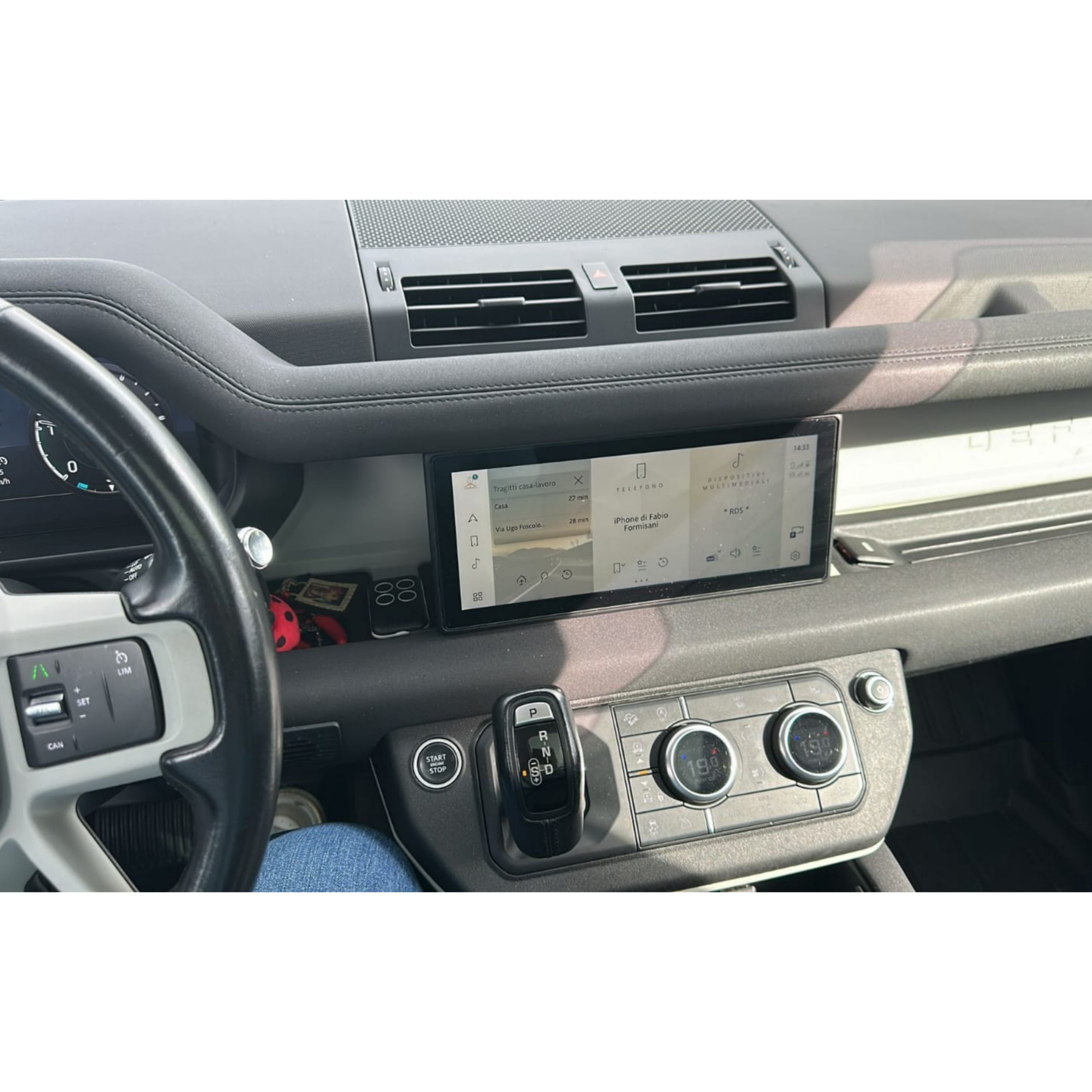 (PRENOTA) Autoradio per Land Rover Defender 13.3" 2K (2019-2023) Android, Bluetooth, CarPlay, Android Auto, 8/64GB RAM