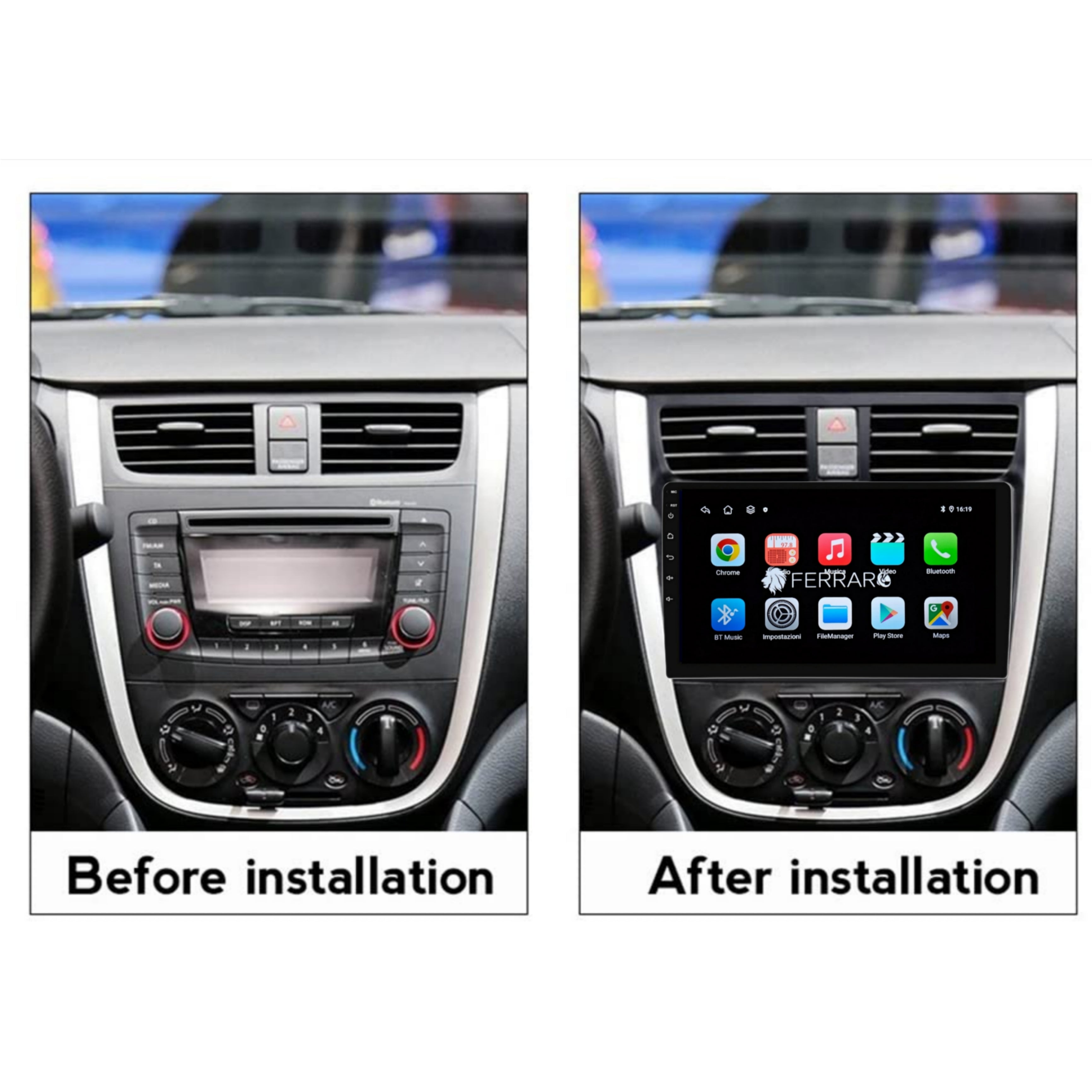 Autoradio per Suzuki Celerio, Cultus 9" (2014-2021) Android, Bluetooth, CarPlay, Android Auto, 2GB/4GB/6GB/8GB Ram
