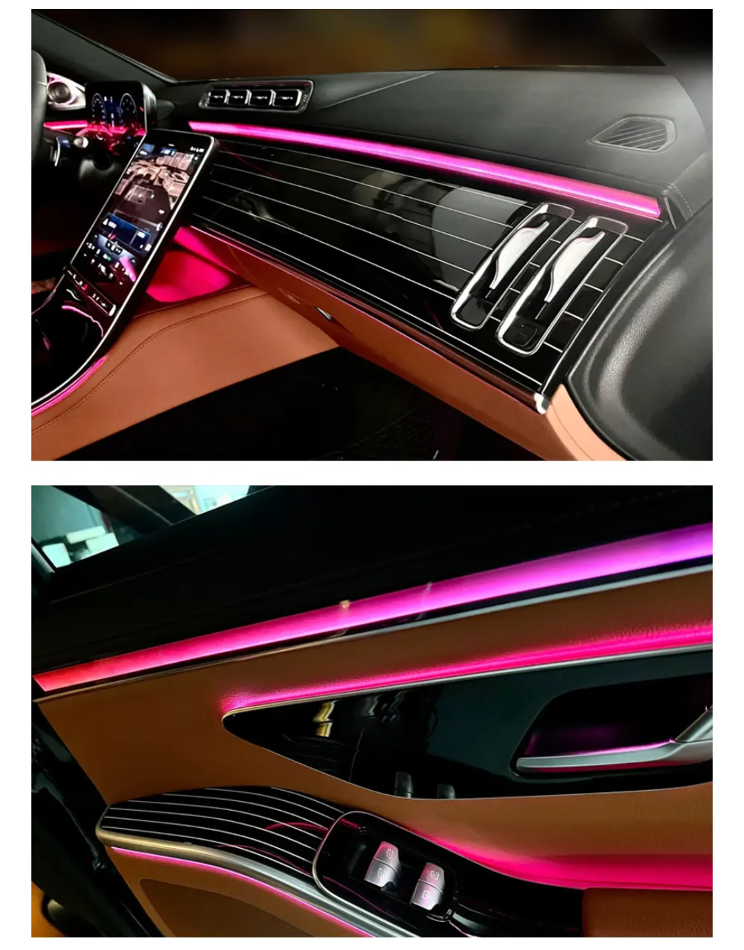 (PRENOTA) Ambient Light Tweeter per Mercedes Benz Classe S W223, 256 Colori, APP