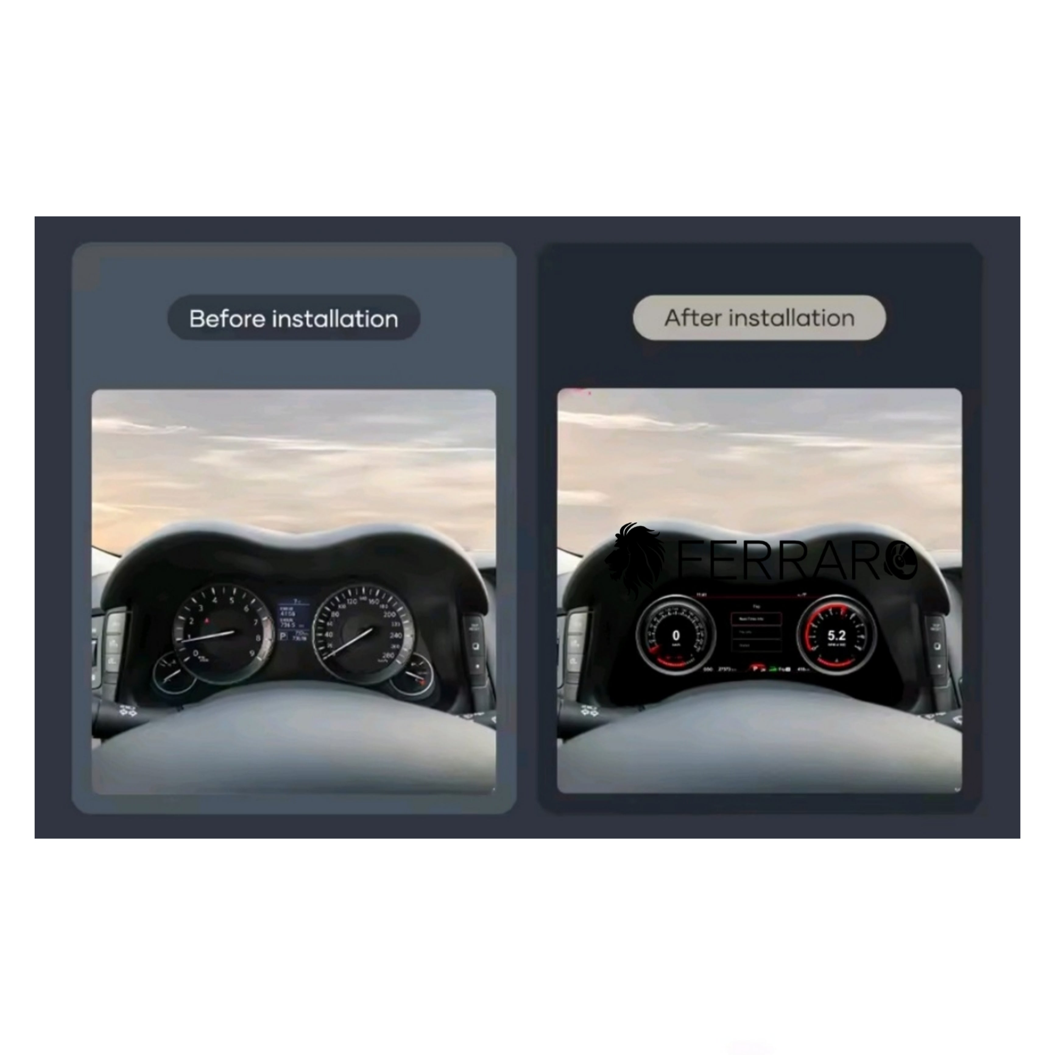(PRENOTA) Virtual Cockpit 12.3" per Infiniti Q70 (2014-2019), HD Ultra, CarPlay e Android Auto