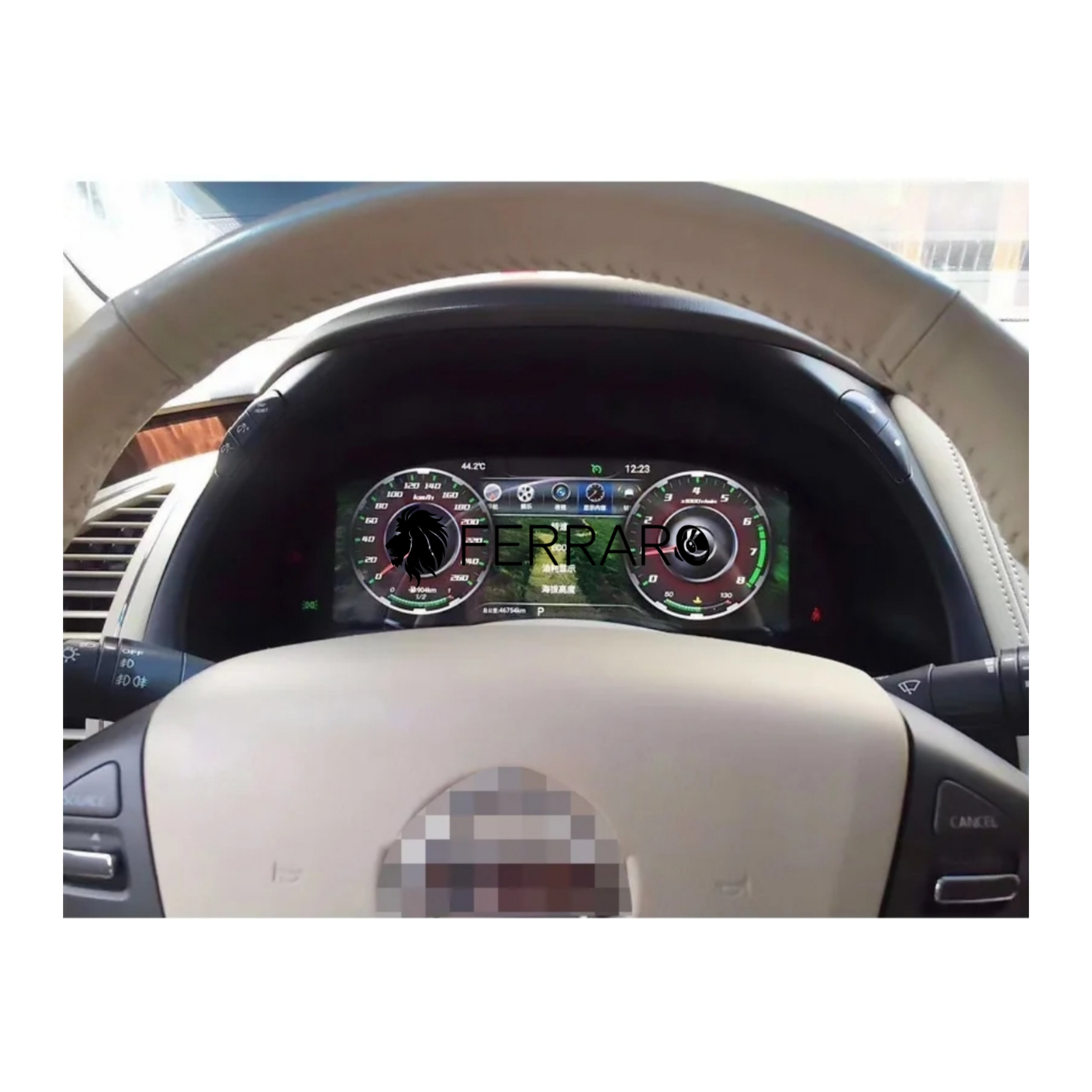 (PRENOTA) Virtual Cockpit 12.3" per Nissan Patrol (2010-2024), HD Ultra, CarPlay e Android Auto