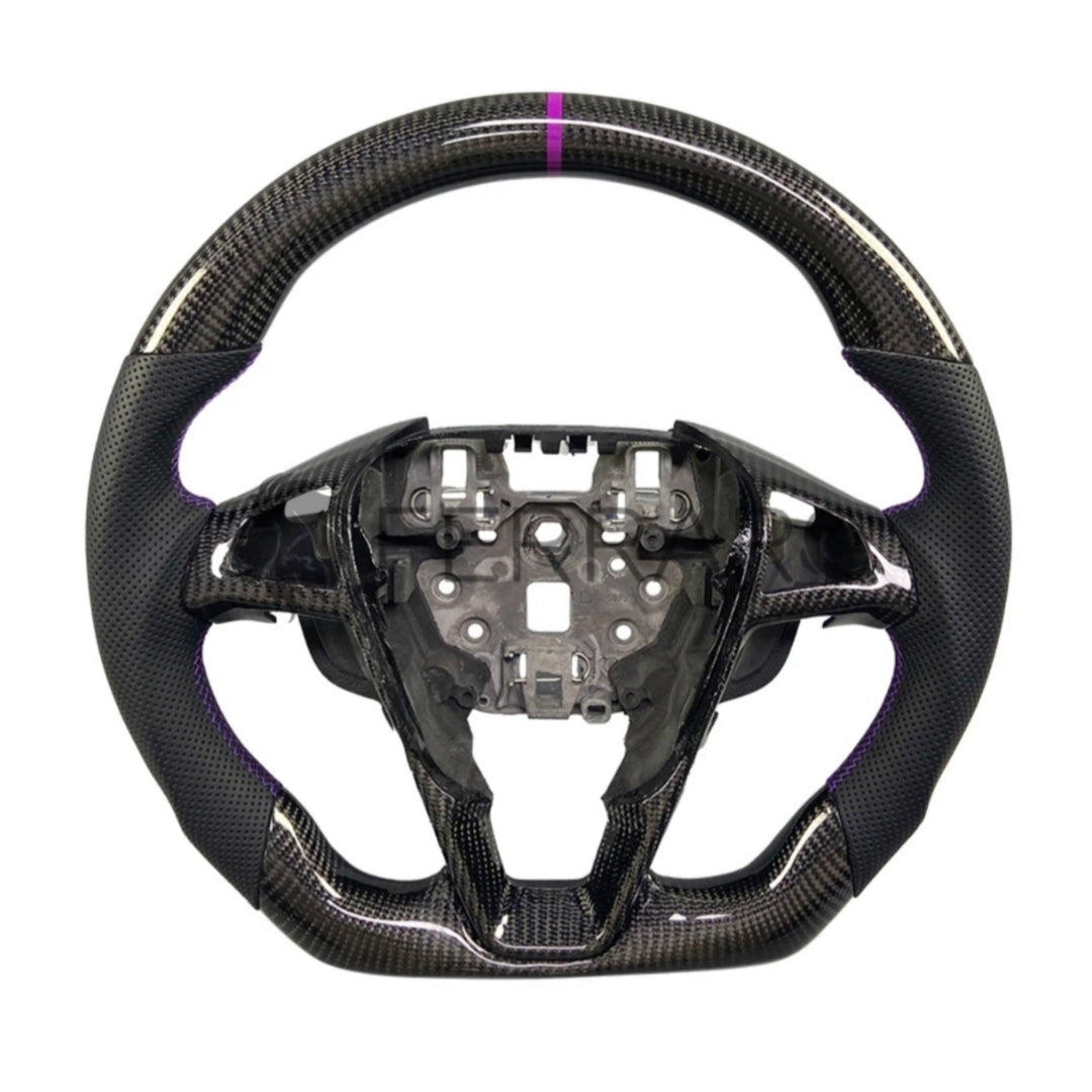(PRENOTA) Volante Sportivo per Ford Mondeo MK5, Carbonio, Customizzato in Pelle