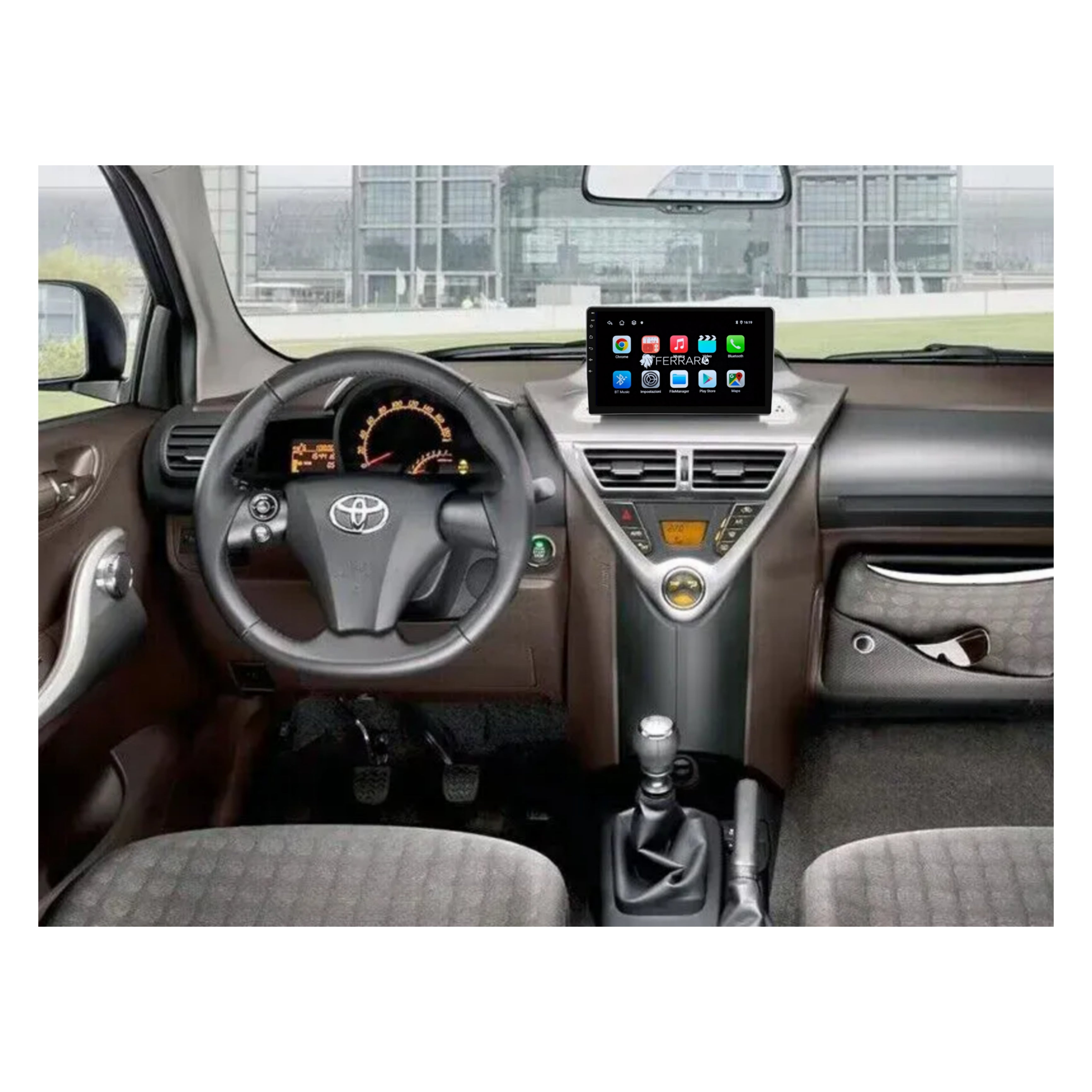 (PRENOTA) Autoradio per Toyota IQ,Scion IQ 9" (2008-2015) Android, Bluetooth, CarPlay, Android Auto, 2GB/4GB/6GB/8GB Ram