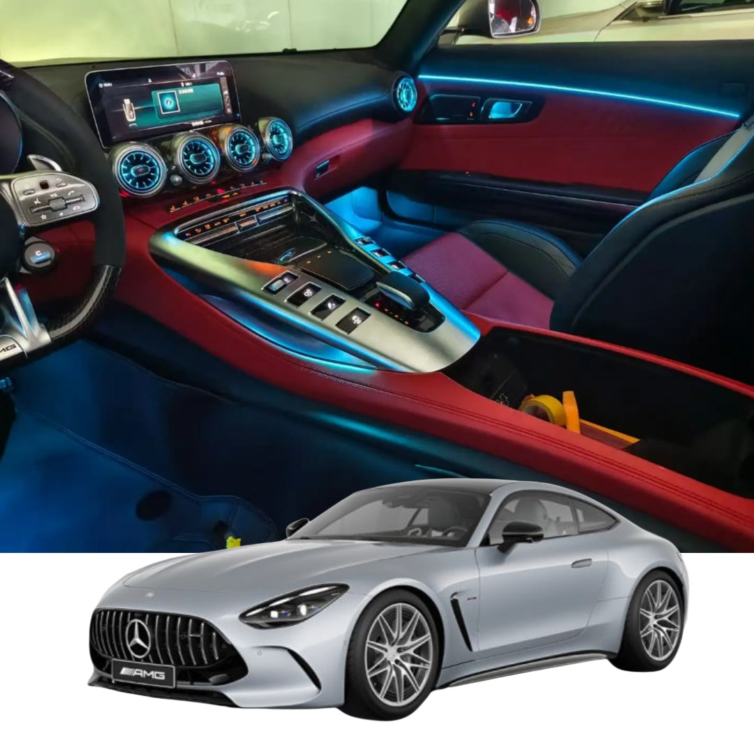 (PRENOTA) Ambient Light per Mercedes GT 43, 53, 63 (2015-2018), 256 Colori, APP