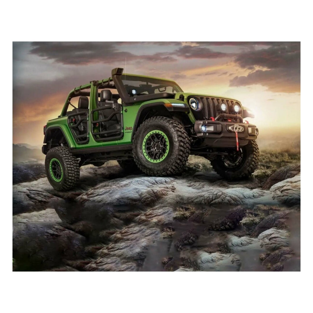 (PRENOTA) Fanali Anteriore Completo per Jeep Wrangler JK 3ª Serie (2007-2018) a LED