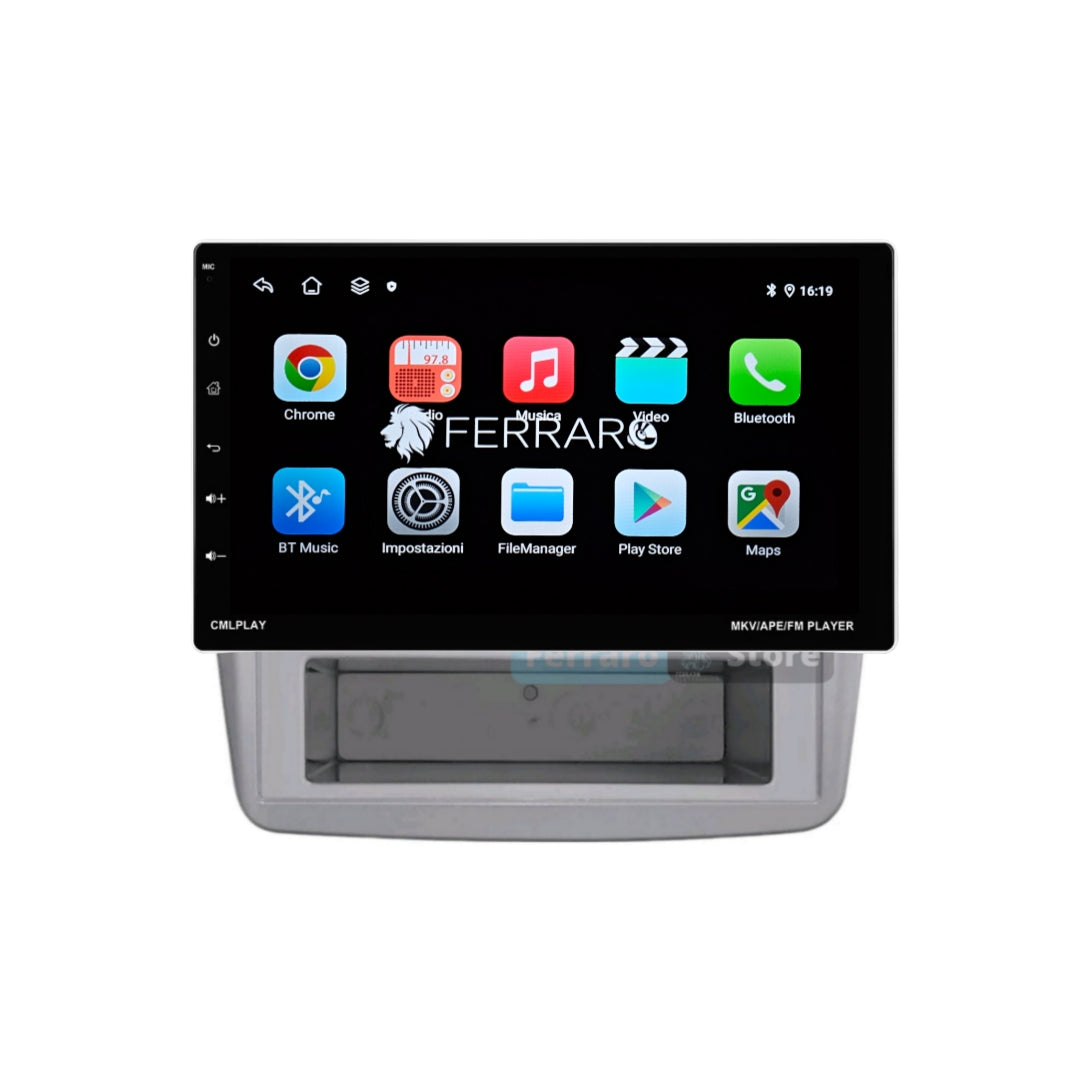 Autoradio per AlfaRomeo Mito | 1Din 9" | 2008-2018 | Android | Bluetooth | Estraibile | CarPlay | Android Auto | 2/4GB Ram