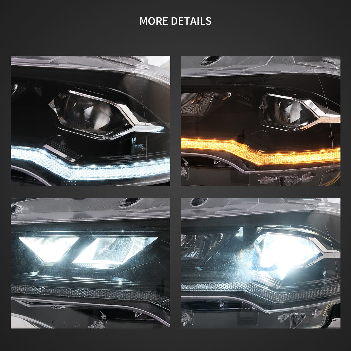 (PRENOTA) Fanali Anteriore Completo per Ford Mustang 6ª Serie (2018-2024) a LED