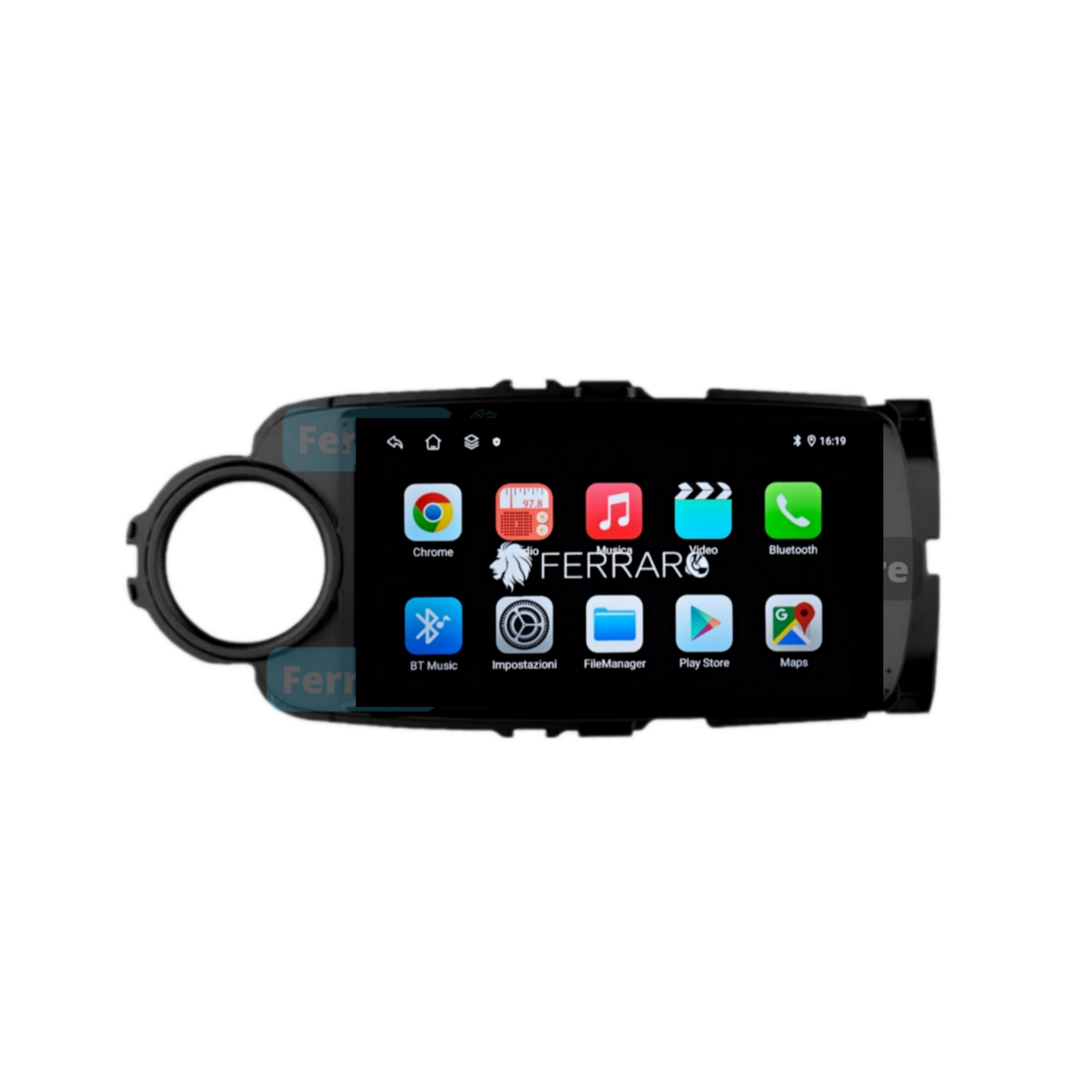 Autoradio per Toyota Yaris 9" (2011-2019) Android, Bluetooth, CarPlay, Android Auto, 2GB/4GB/6GB/8GB Ram