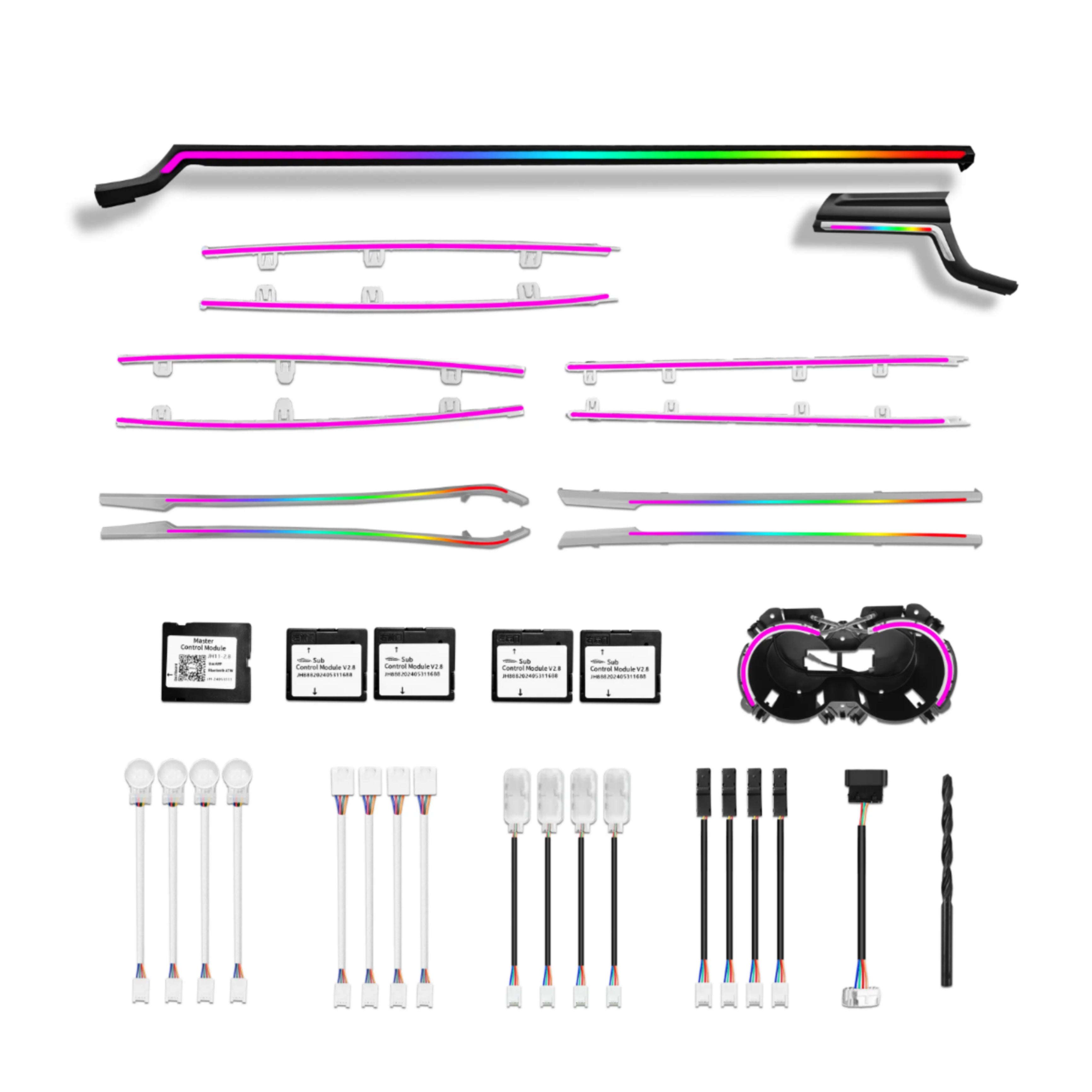 (PRENOTA) Ambient Light per Audi A4, A5, S5, B9 (2017-2025), 256 Colori, APP